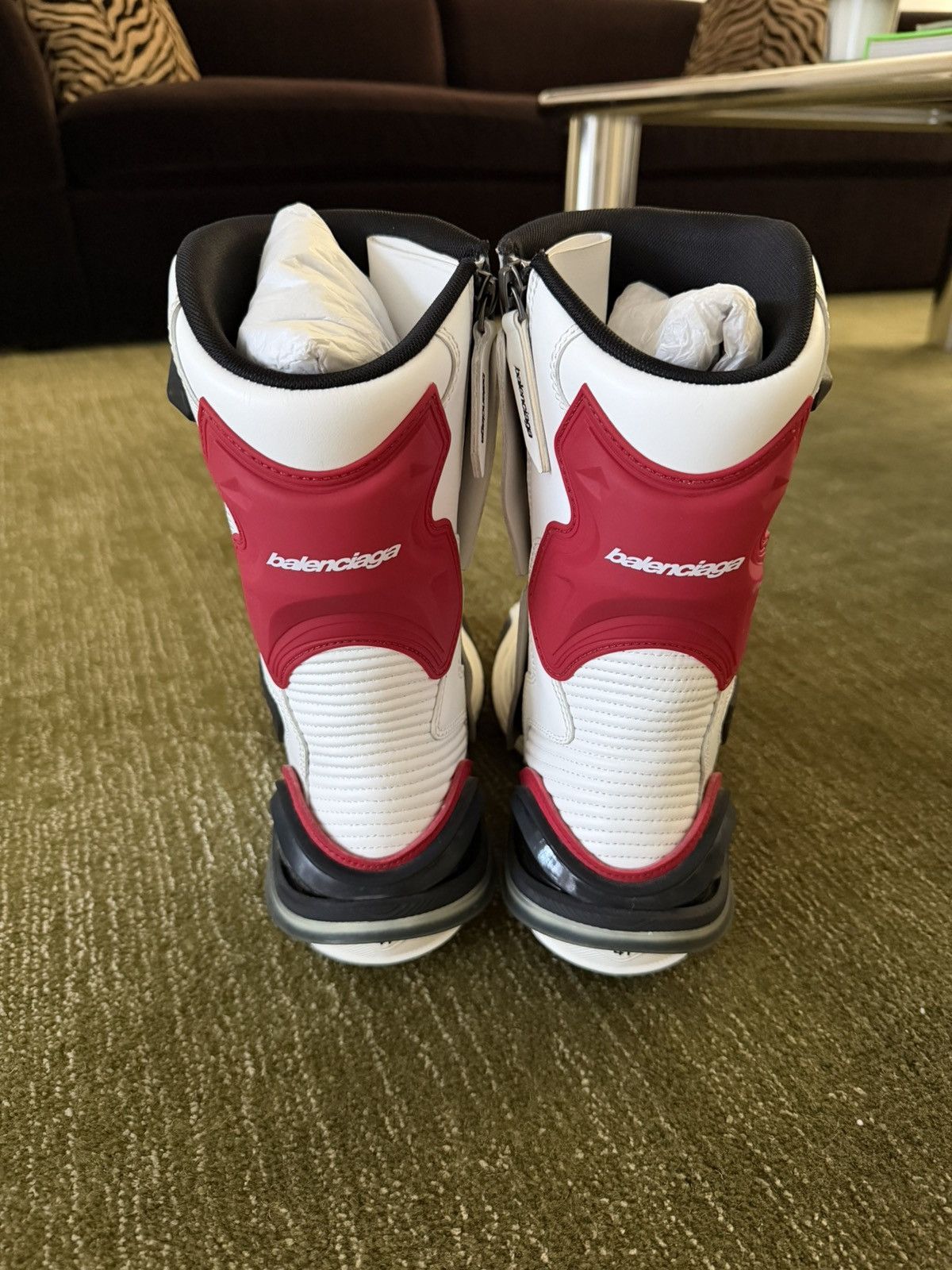 Balenciaga Balenciaga FW20 Tyrex Moto Boots Size US 8 / EU 41 - 4 Thumbnail