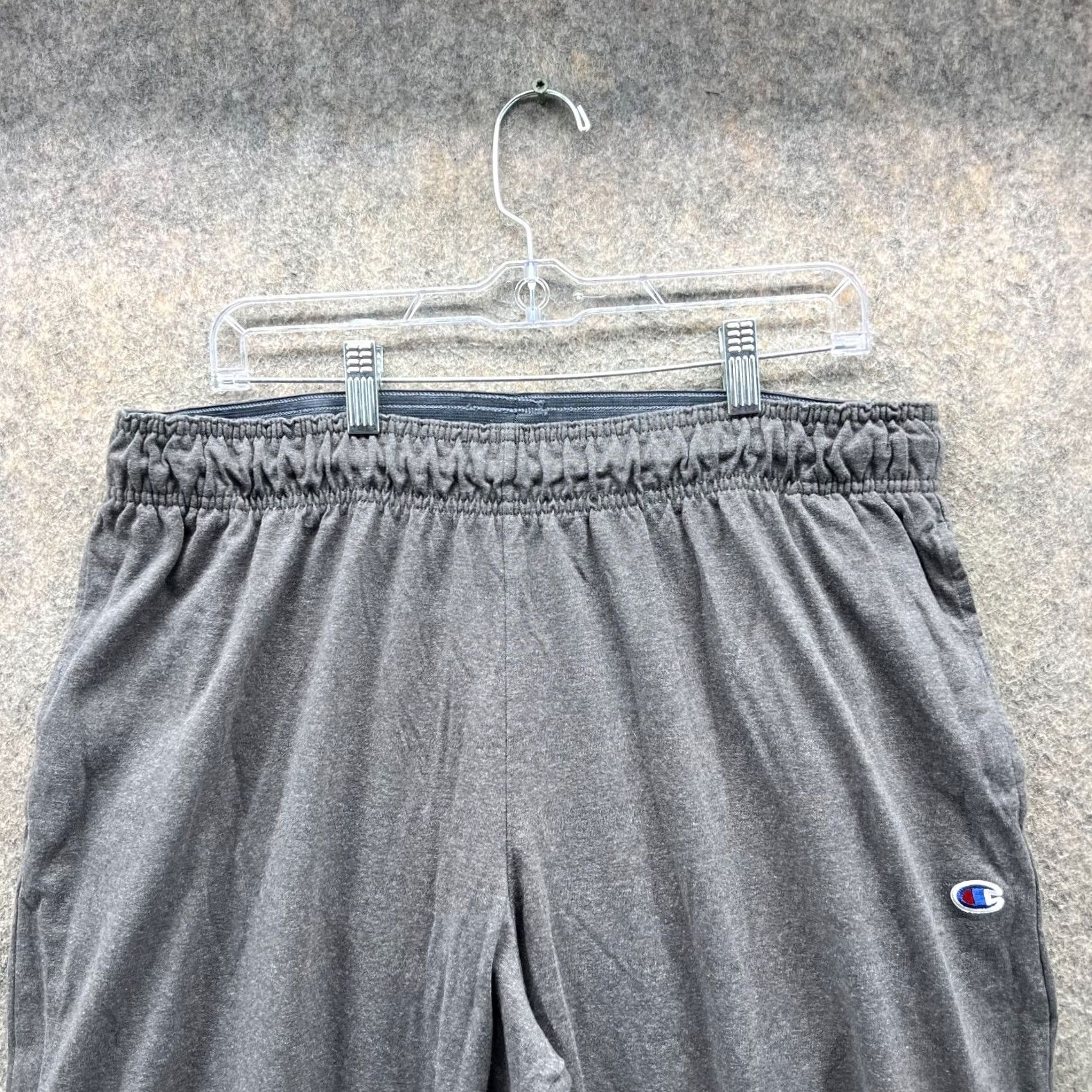 Champion Champion Sweatpants Mens 2XL Gray Fleece Athletic Straight Stretch Size US 36 / EU 52 - 6 Thumbnail