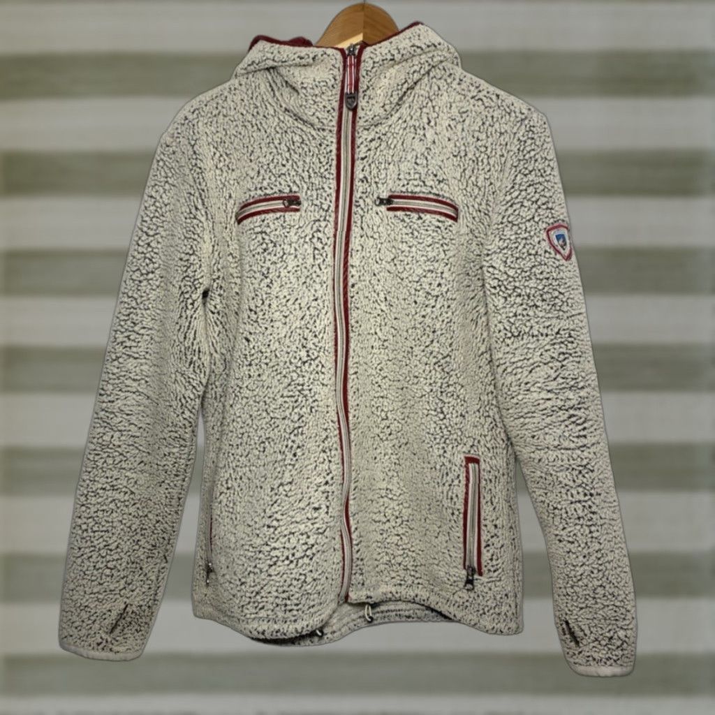 Vintage Women's Kuhl Skata Sherpa Hoodie Jacket Full Zip Sz L Size L / US 10 / IT 46 - 1 Thumbnail