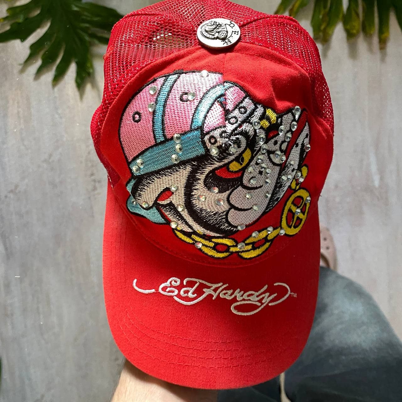 Ed Hardy VINTAGE Y2K ED HARDY TRUCKER CAP Size ONE SIZE - 2 Thumbnail
