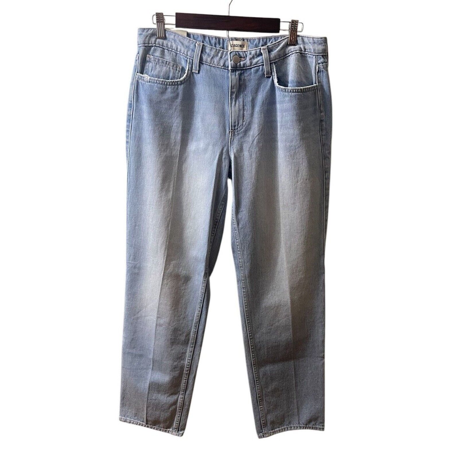 L'AGENCE L’Agence Marjorie Slouch Slim Straight Jeans Mayfield Sz 28 Size 28" / US 6 / IT 42 - 2 Thumbnail