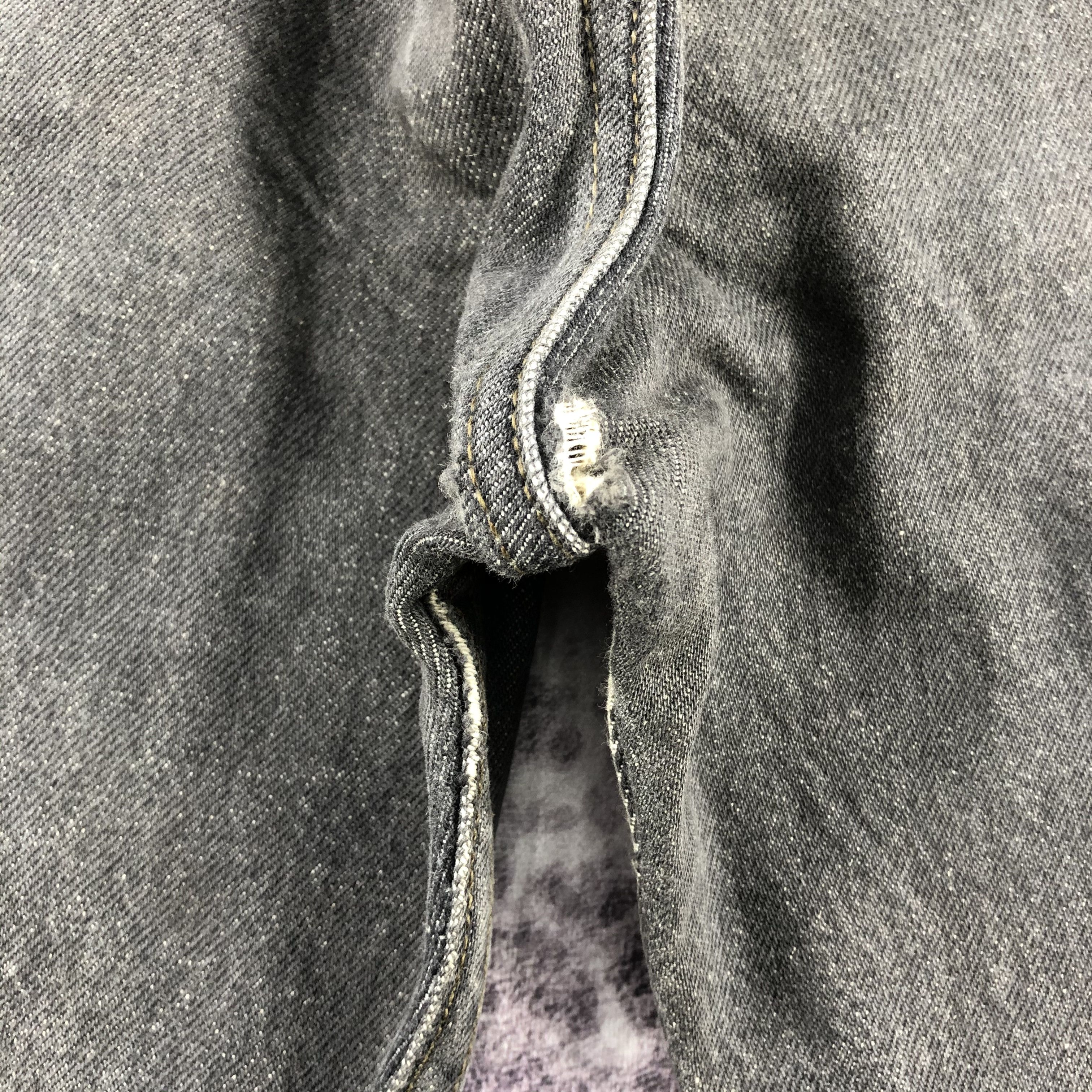 Levi's × Vintage Vintage 90s Faded Black Levis 501 Jeans-JM2375 Size US 35 - 6 Thumbnail