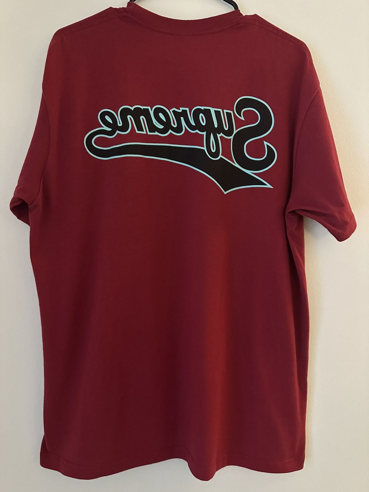 Supreme Supreme Backwards Tee Size US M / EU 48-50 / 2 - 1 Thumbnail