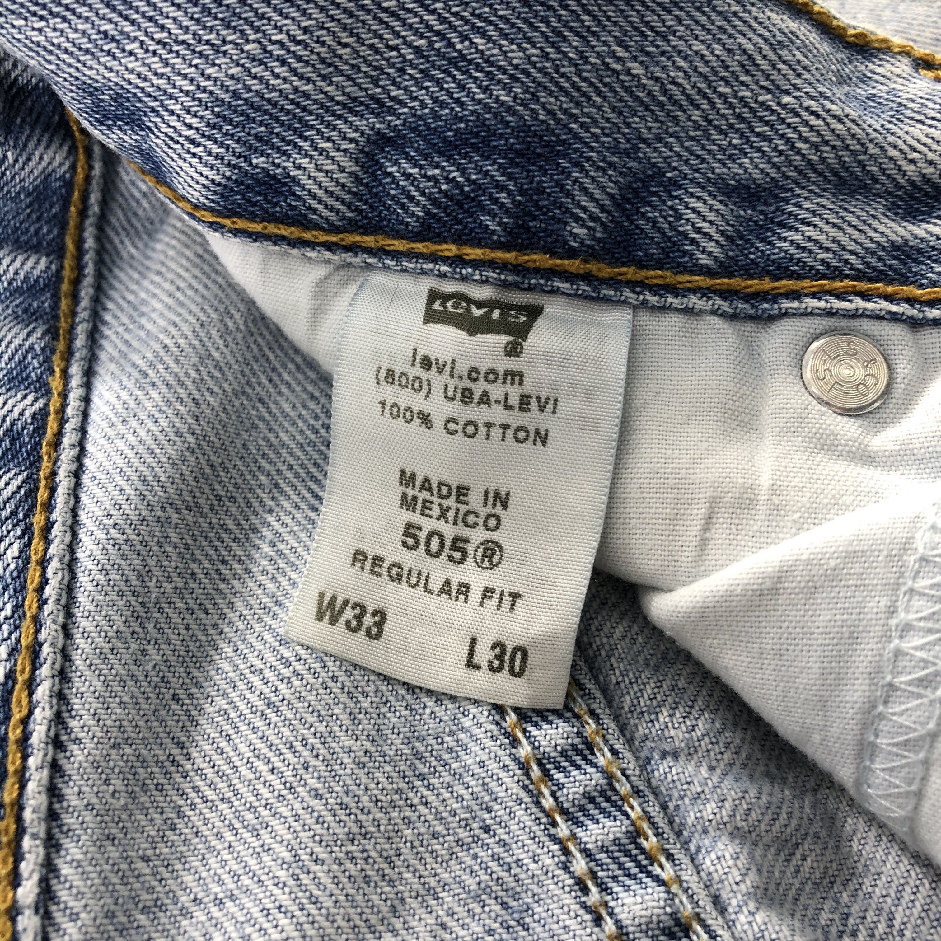 Levi's Light Wash Vintage Levis 505 Jeans-J1121 Size US 32 / EU 48 - 9 Thumbnail