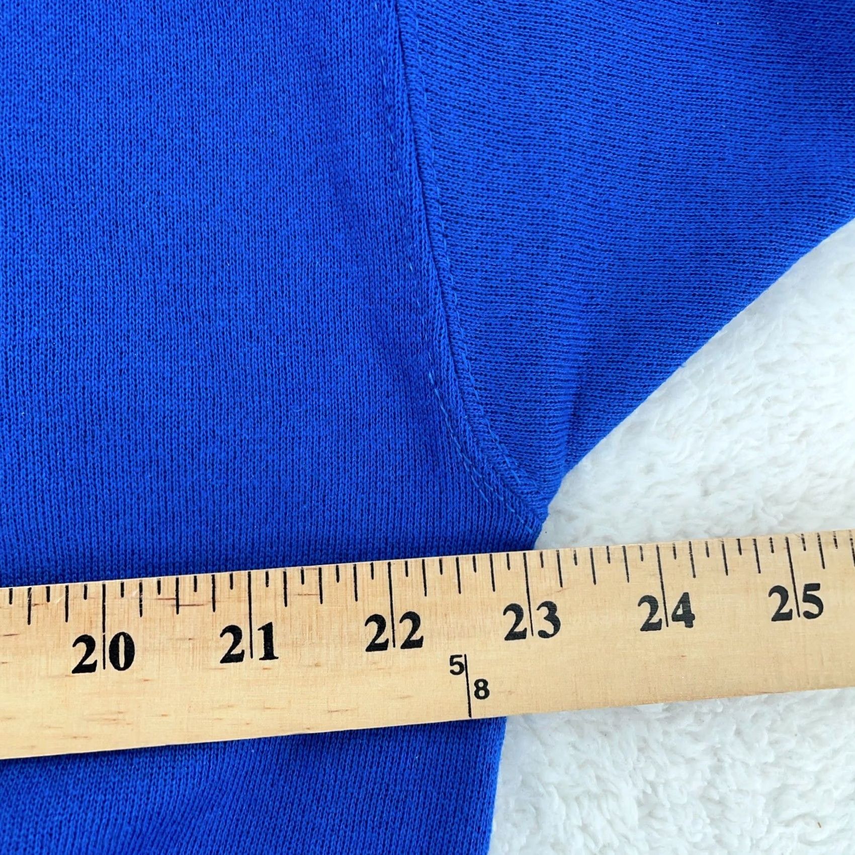 Tultex VINTAGE Tultex Maximum Sweatshirt Blue S/S Crewneck M Men USA Outdoor 90s Pullover Sweatshirt Size US M / EU 48-50 / 2 - 6 Thumbnail
