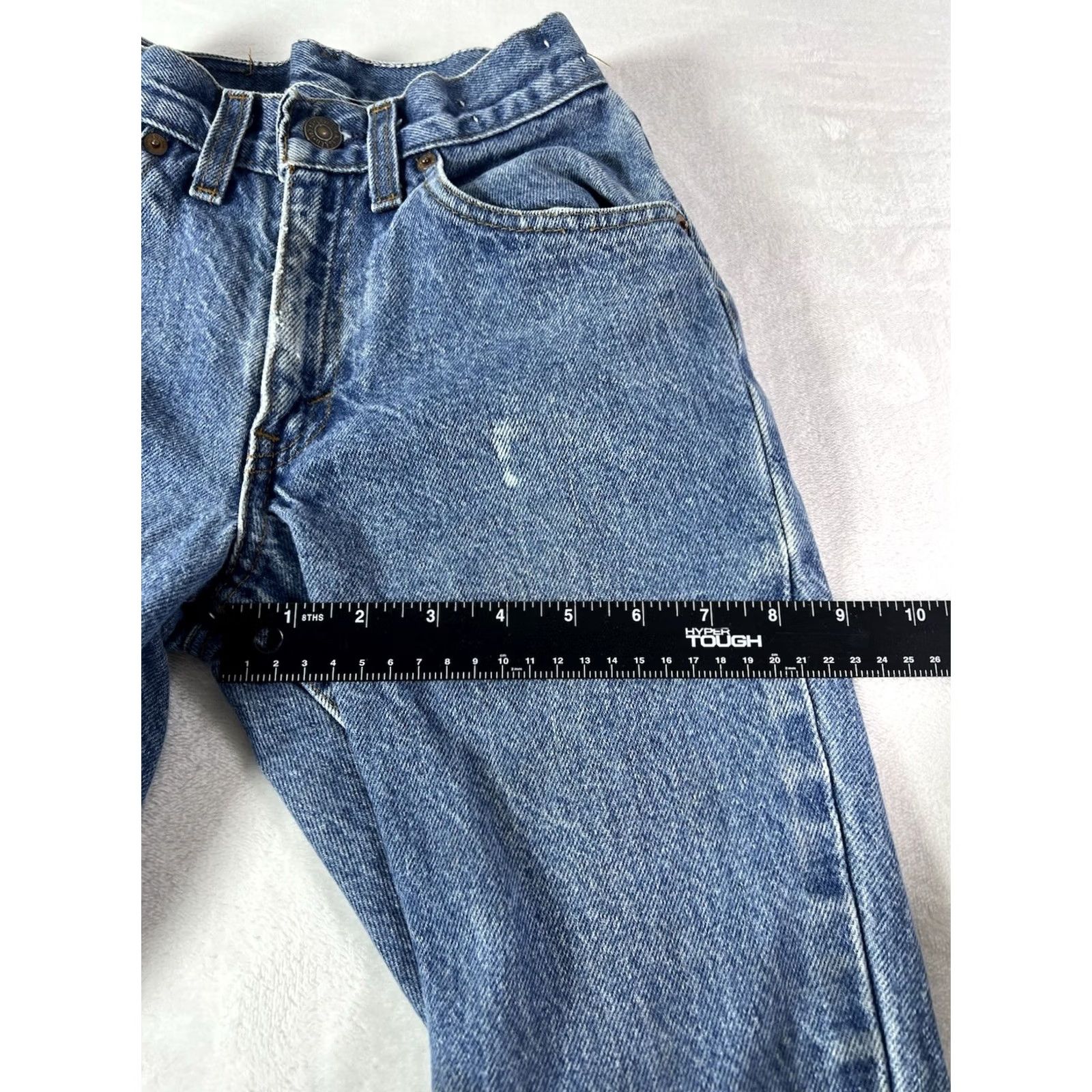 Levi's VINTAGE Levi's 502 Jeans Women's 24x31 Medium Wash Denim 5-Pocket Button Zipper 90s Retro Size 42" / US 20 - 6 Thumbnail