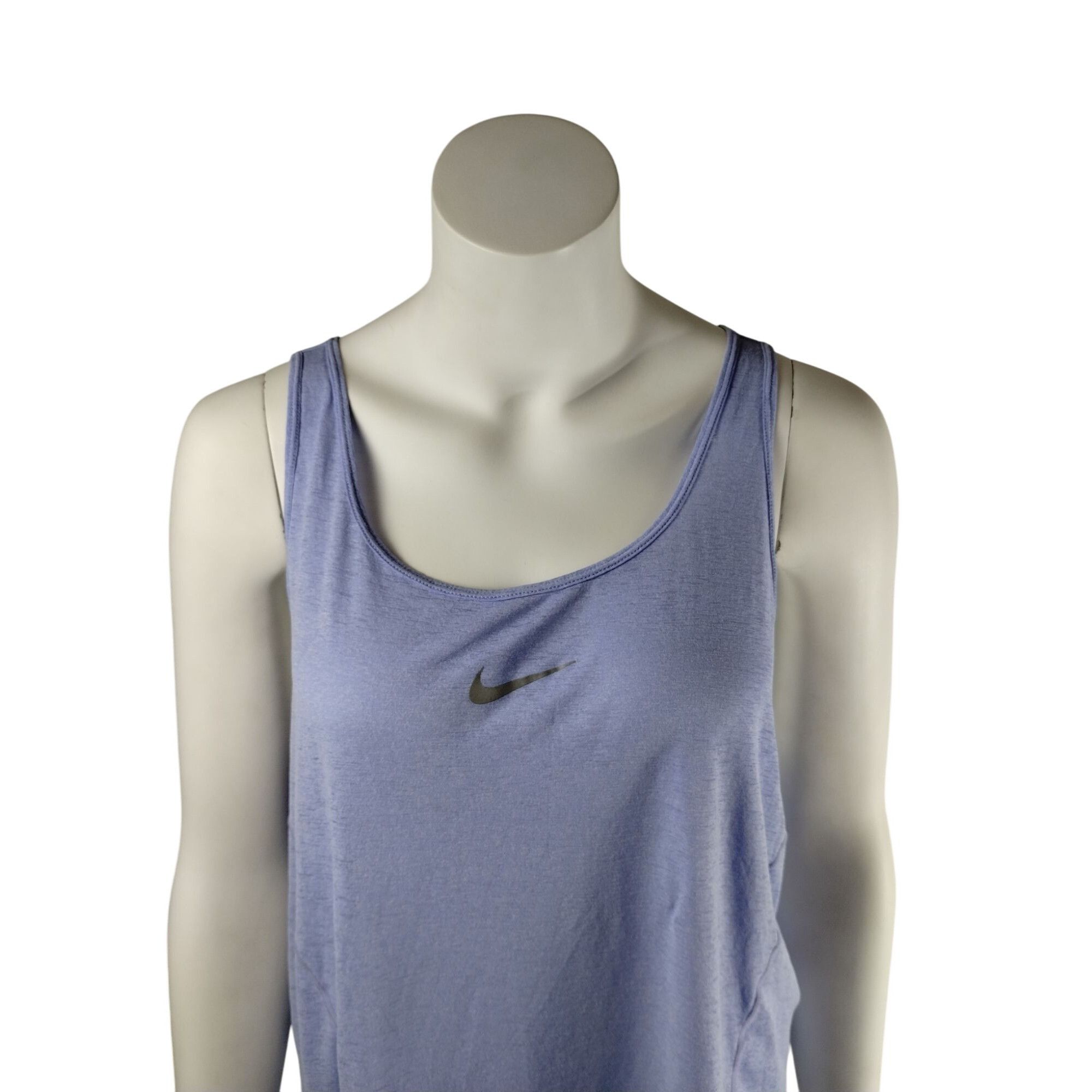 Nike Nike Dri-Fit Womens Large Light Blue Sleeveless Racerback Po Size L / US 10 / IT 46 - 6 Thumbnail