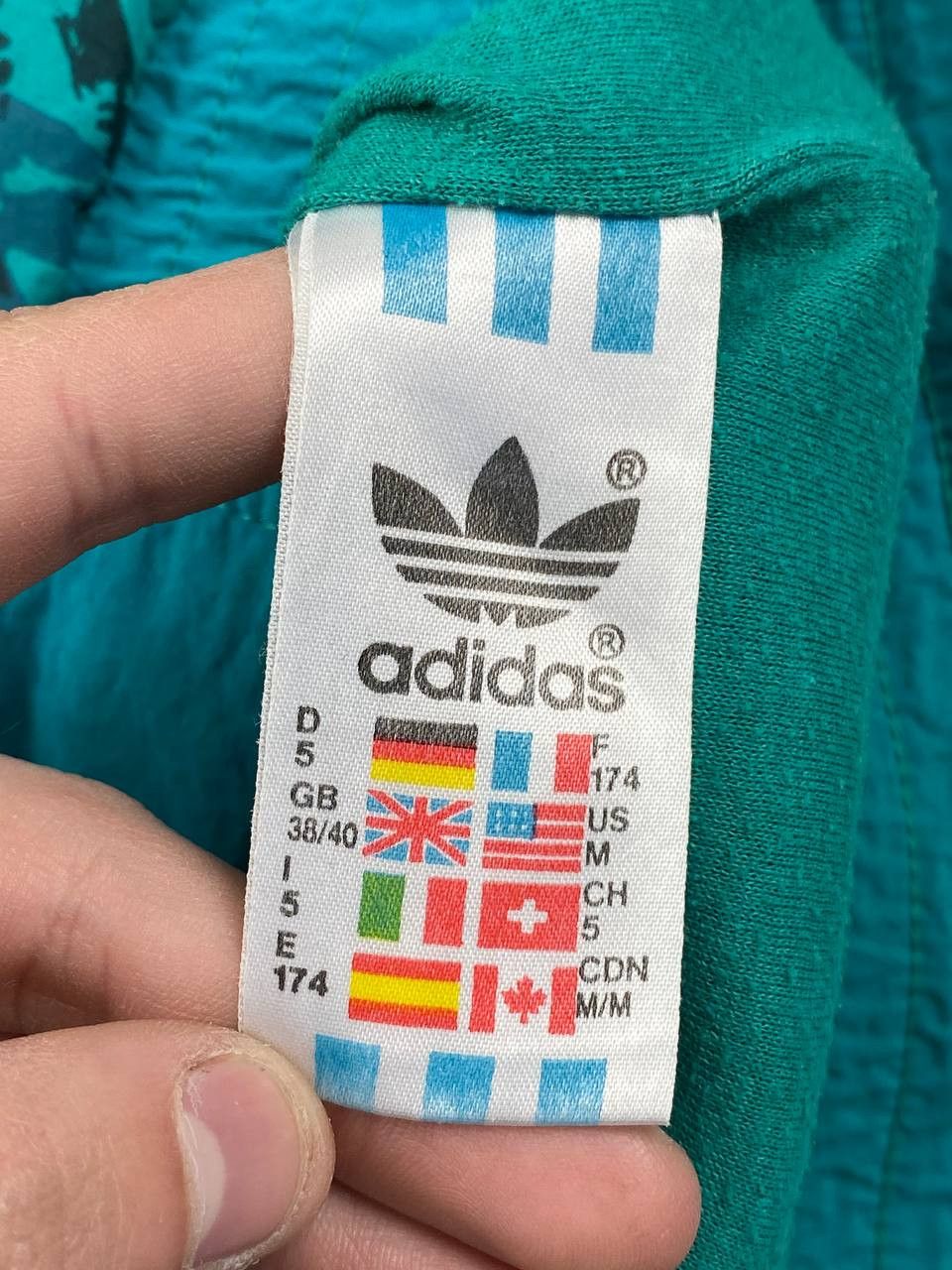 Adidas Vintage Adidas Nylon Track Suit Jacket +Pants Streetwear Size US M / EU 48-50 / 2 - 6 Thumbnail