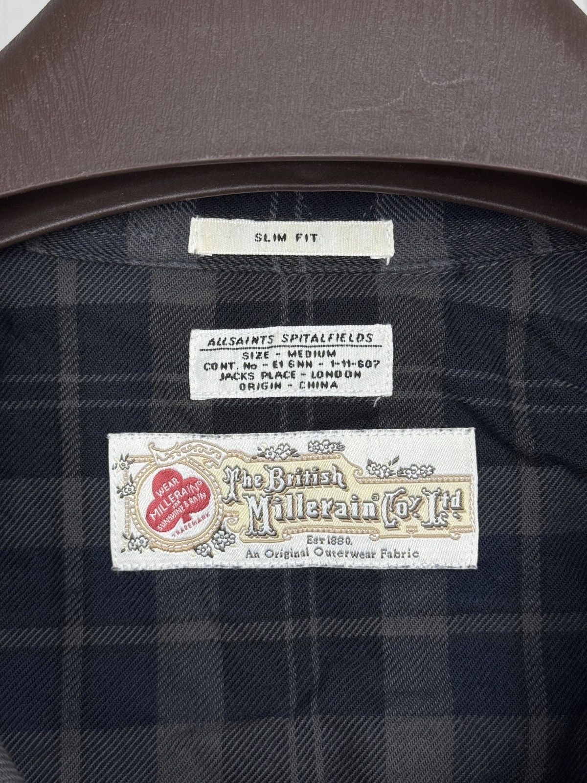 Allsaints Allsaints Spitalfields Slim Fit Admindsen LS Checkered shirt Size US M / EU 48-50 / 2 - 7 Thumbnail