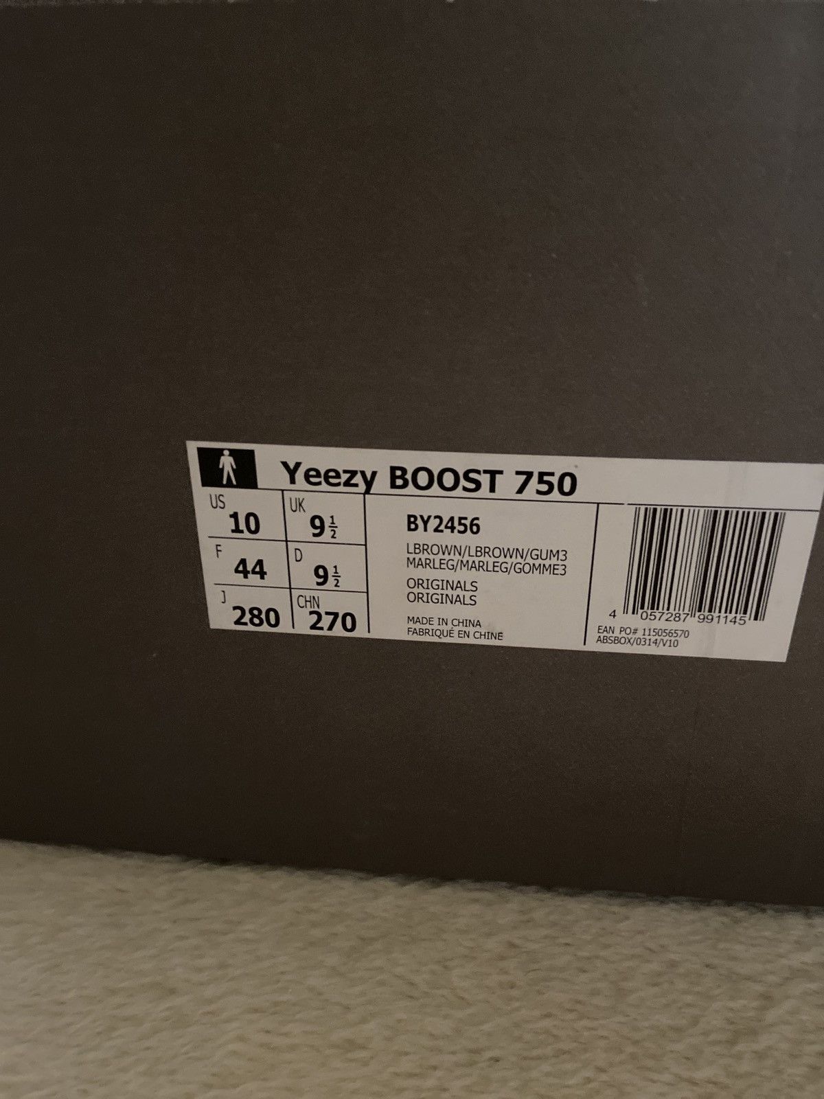 Adidas × Kanye West Yeezy Boost 750 Size US 10 / EU 43 - 8 Thumbnail