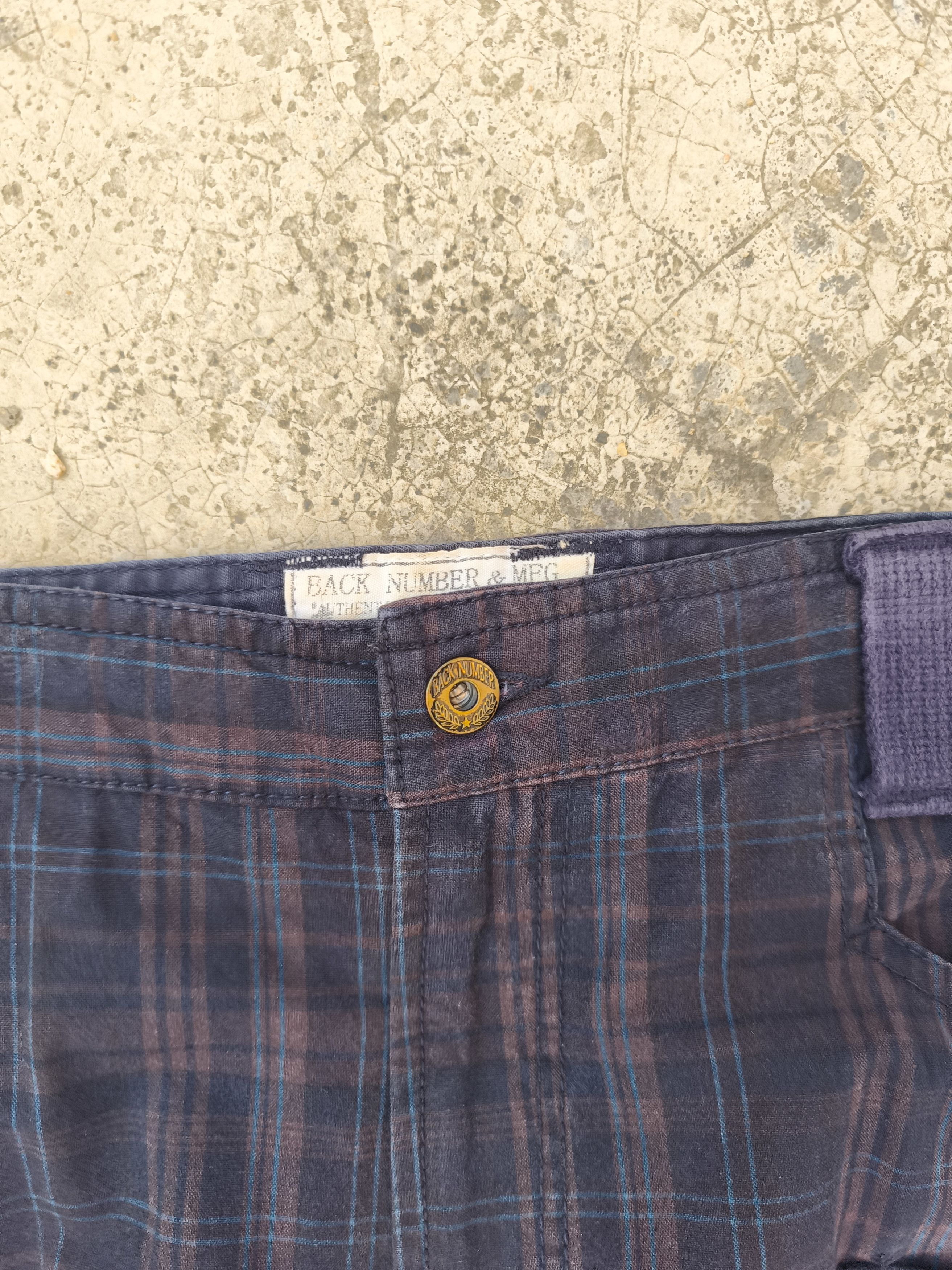 Japanese Brand Back Number cargo pants plaid Size US 36 / EU 52 - 17 Thumbnail