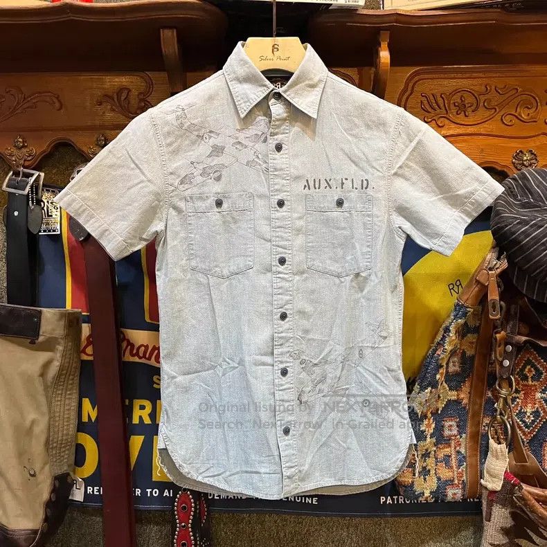 RRL Ralph Lauren RRL Ralph Lauren Old style shirt with short sleeves Size US XS / EU 42 / 0 - 1 Thumbnail