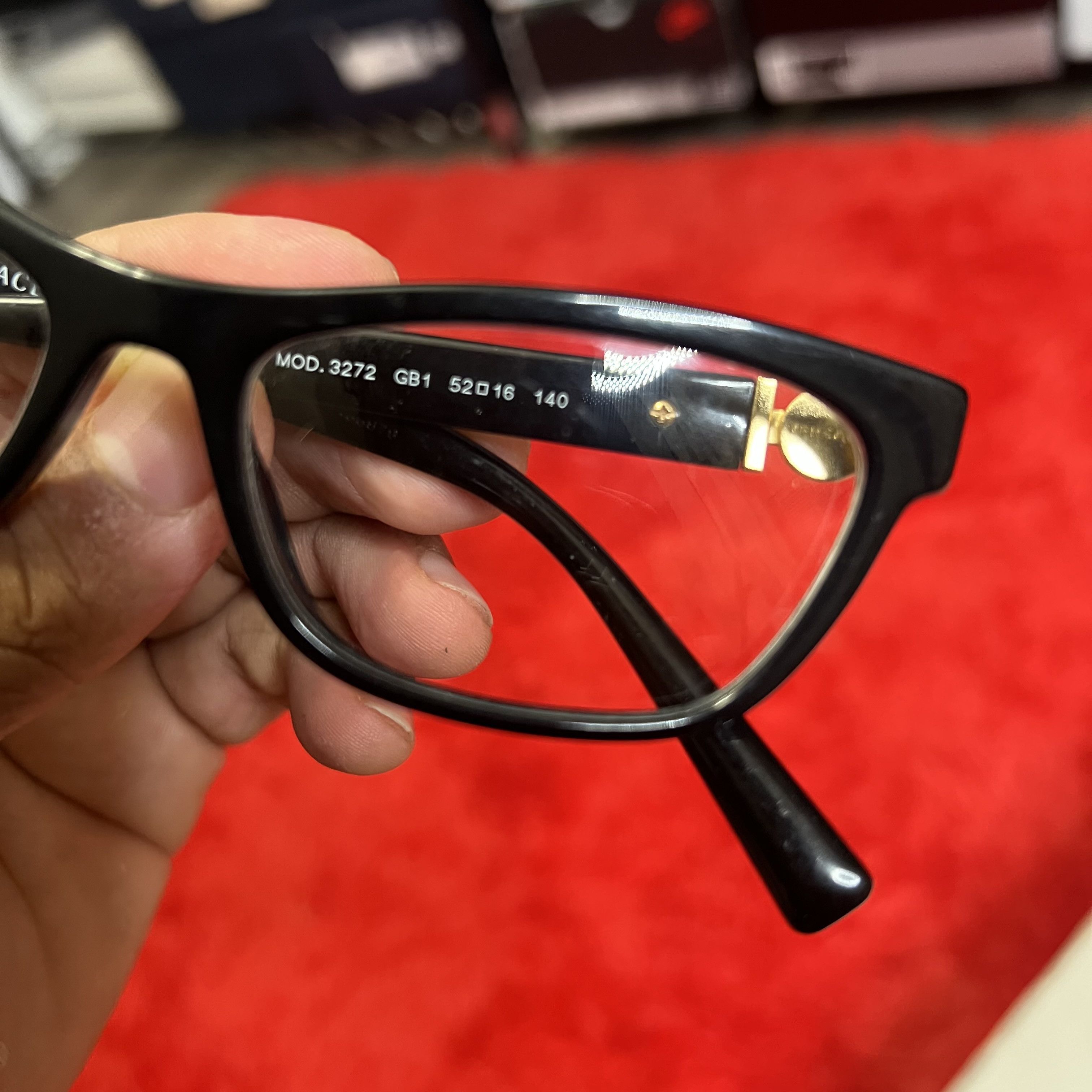 Versace Versace Glasses Black Gold Size ONE SIZE - 3 Thumbnail