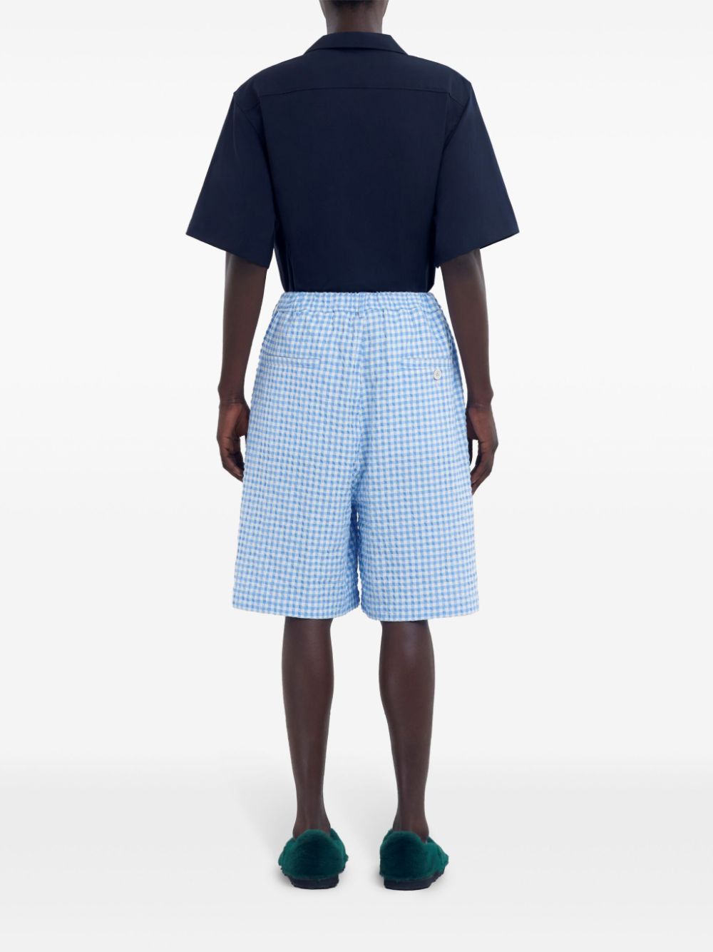 Marni BNWT SS25 MARNI GINGHAM SEERSUCKER SHORTS 52 Size US 36 / EU 52 - 16 Thumbnail