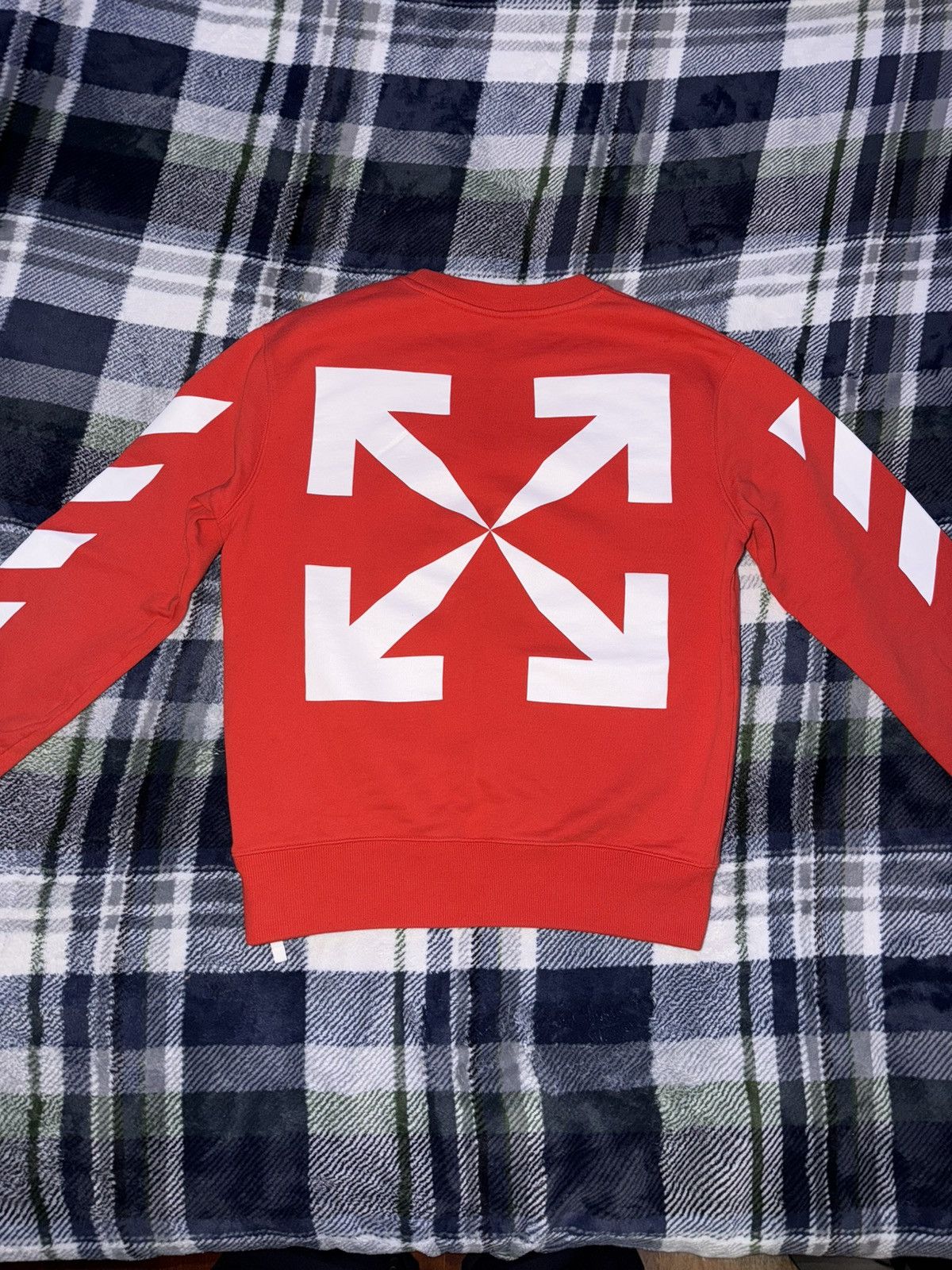 Off-White Off White Mona Lisa Red Crewneck Size US S / EU 44-46 / 1 - 3 Thumbnail