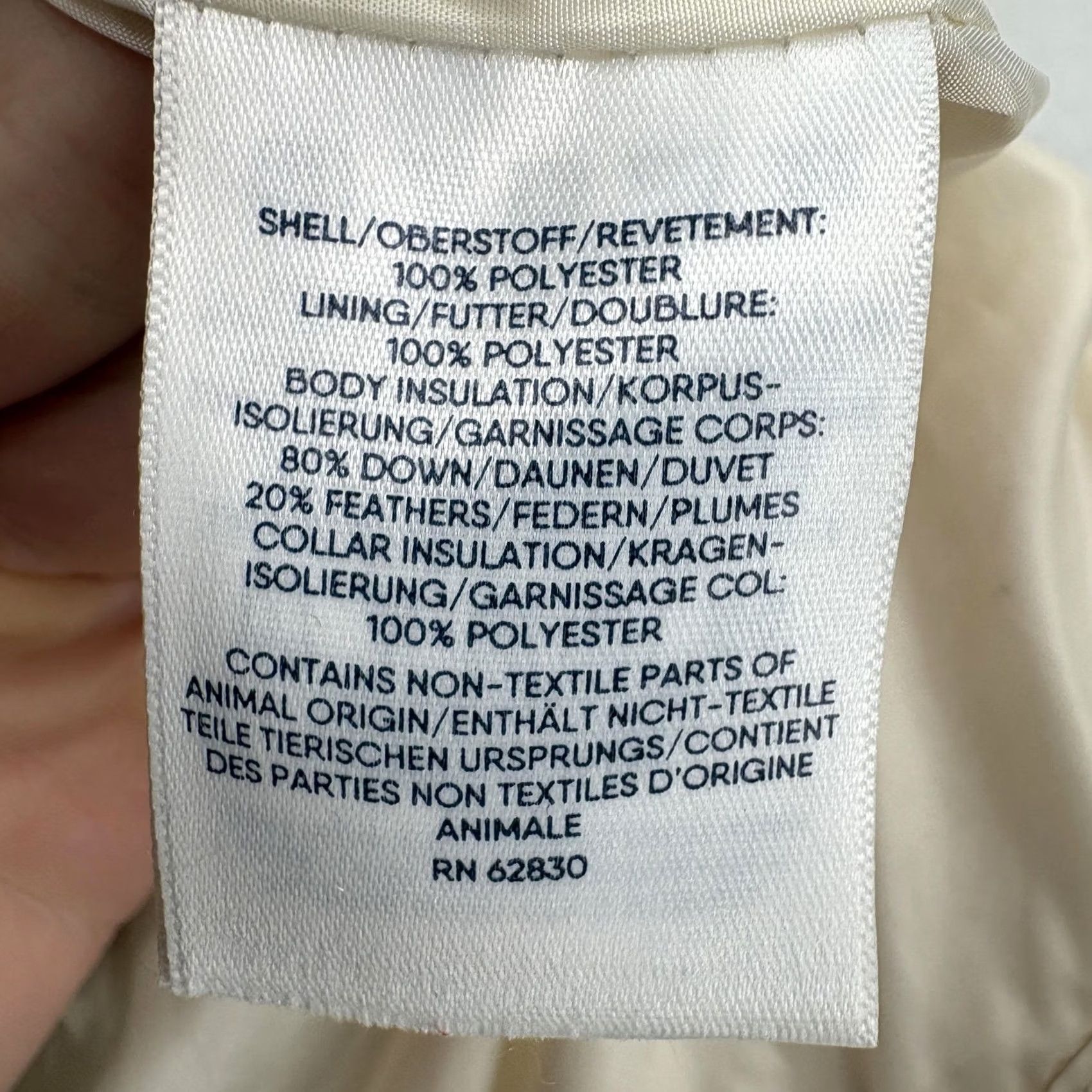 Lands' End Lands' End Vest Womens Plus 2X White Down Puffer Quilted Full Zip Lightweight Vest Womens Plus 2X White Down Puffer Quilted Full Zip Lightweight Size XXL / US 16-18 / IT 52-54 - 5 Thumbnail