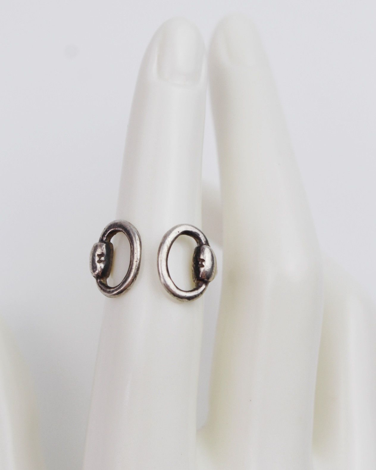 Hysteric Glamour 2000S JAPANESE MADE SCULPTURAL TWO FINGER SILVER RING Size ONE SIZE - 2 Thumbnail