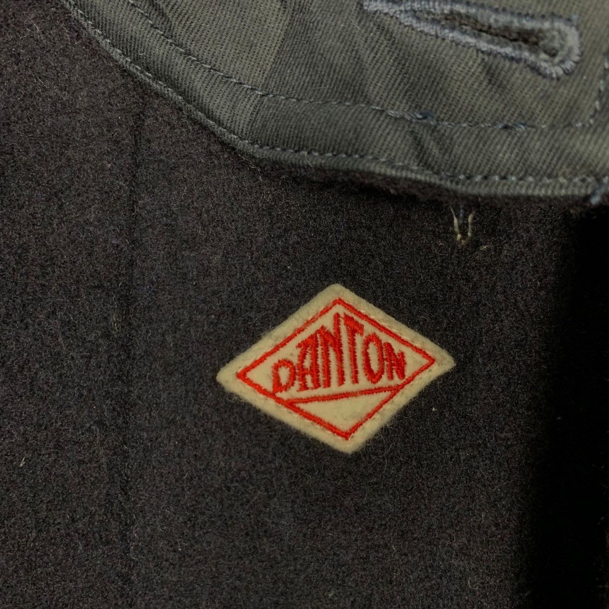 Danton DANTON Wool Navy Blue Overcoat jacket #2507-C113 Size US S / EU 44-46 / 1 - 16 Thumbnail