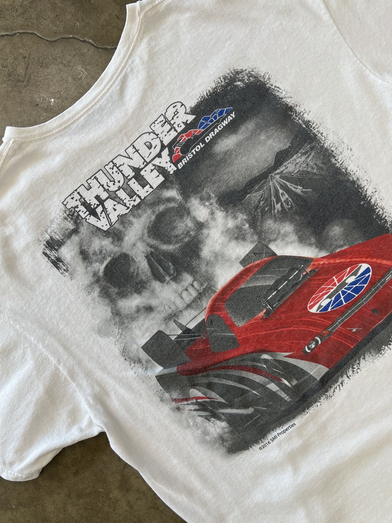 NASCAR × Vintage Vintage Fear the Thunder Bristol Dragway Signatures Tee XL Size US XL / EU 56 / 4 - 4 Thumbnail