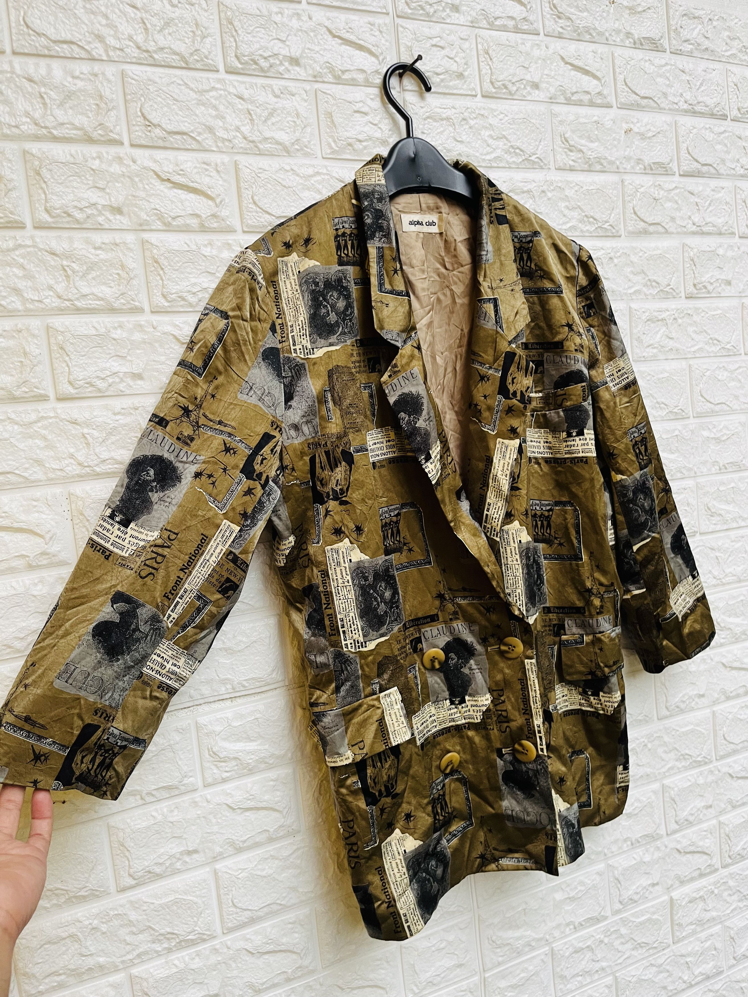 Japanese Brand Vintage Alpha Club Japanese Designer Fashion Style Size US M / EU 48-50 / 2 - 5 Thumbnail