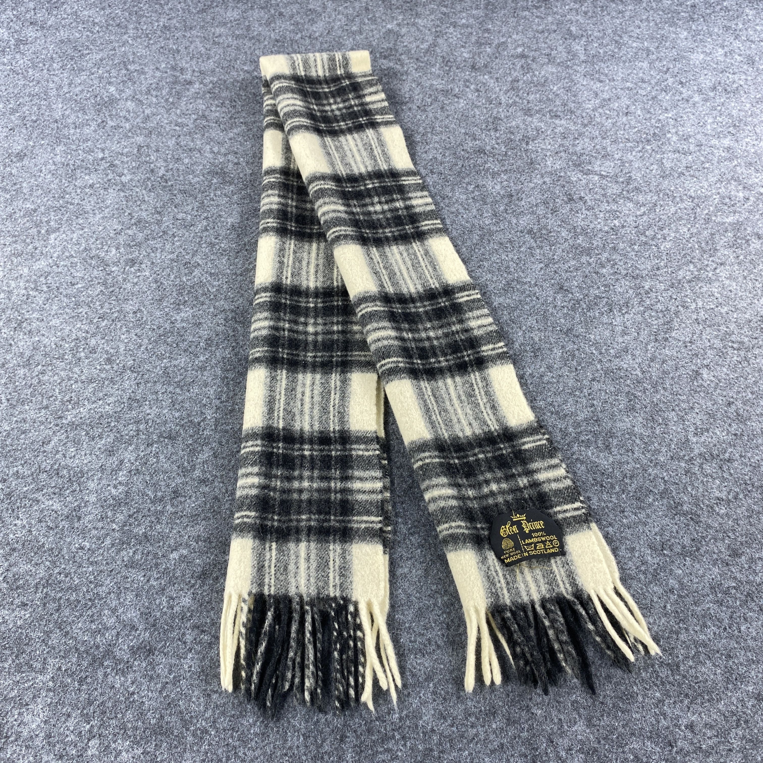 Vintage GF10541 Glen Prince Scarf Neck Wear Muffler Nova Check Size ONE SIZE - 1 Thumbnail