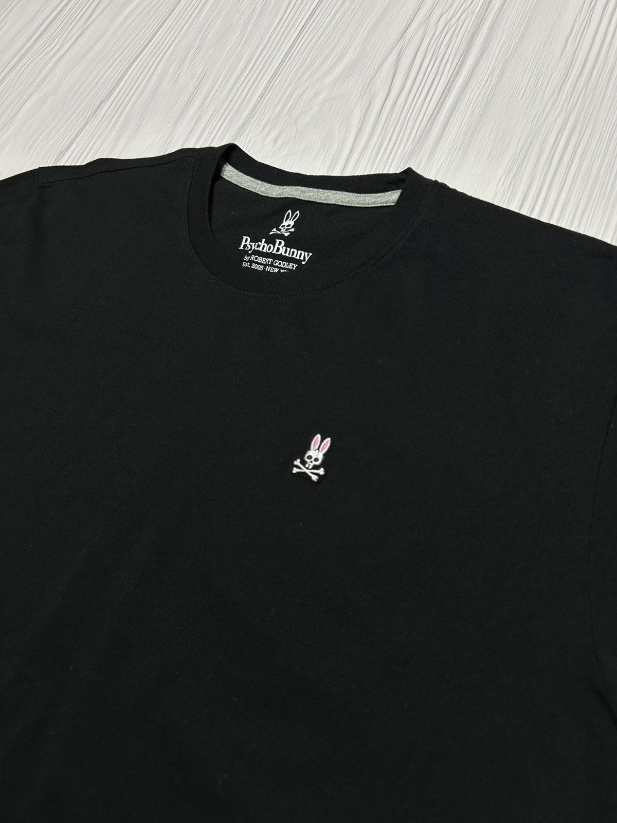 Designer × Psycho Bunny Psycho Bunny Logo Black T-Shirt Size 7 Size US XL / EU 56 / 4 - 4 Thumbnail