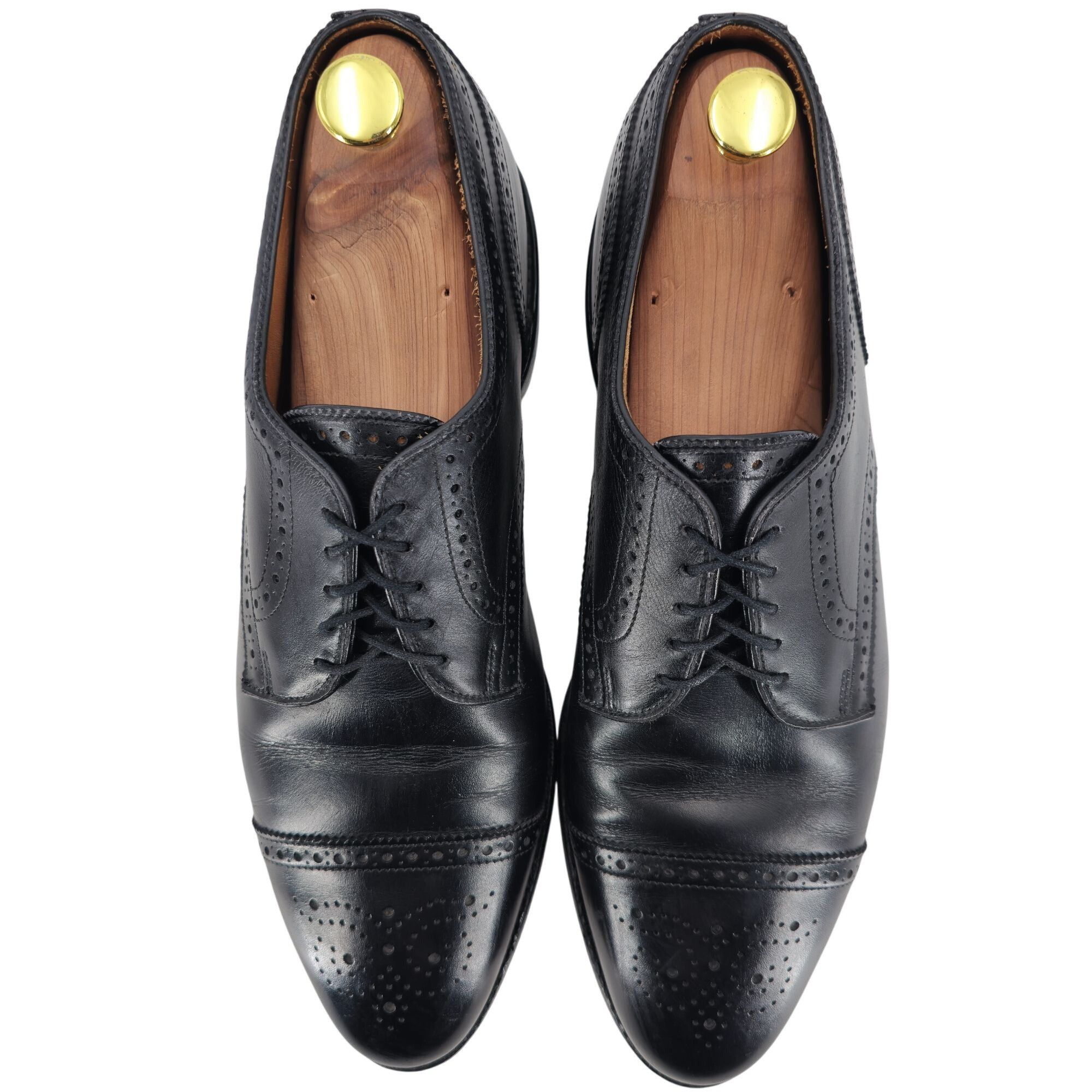 Allen Edmonds Vintage Allen Edmonds Dress Shoes Men's 10.5D Black Leather Size US 10.5 / EU 43-44 - 11 Thumbnail