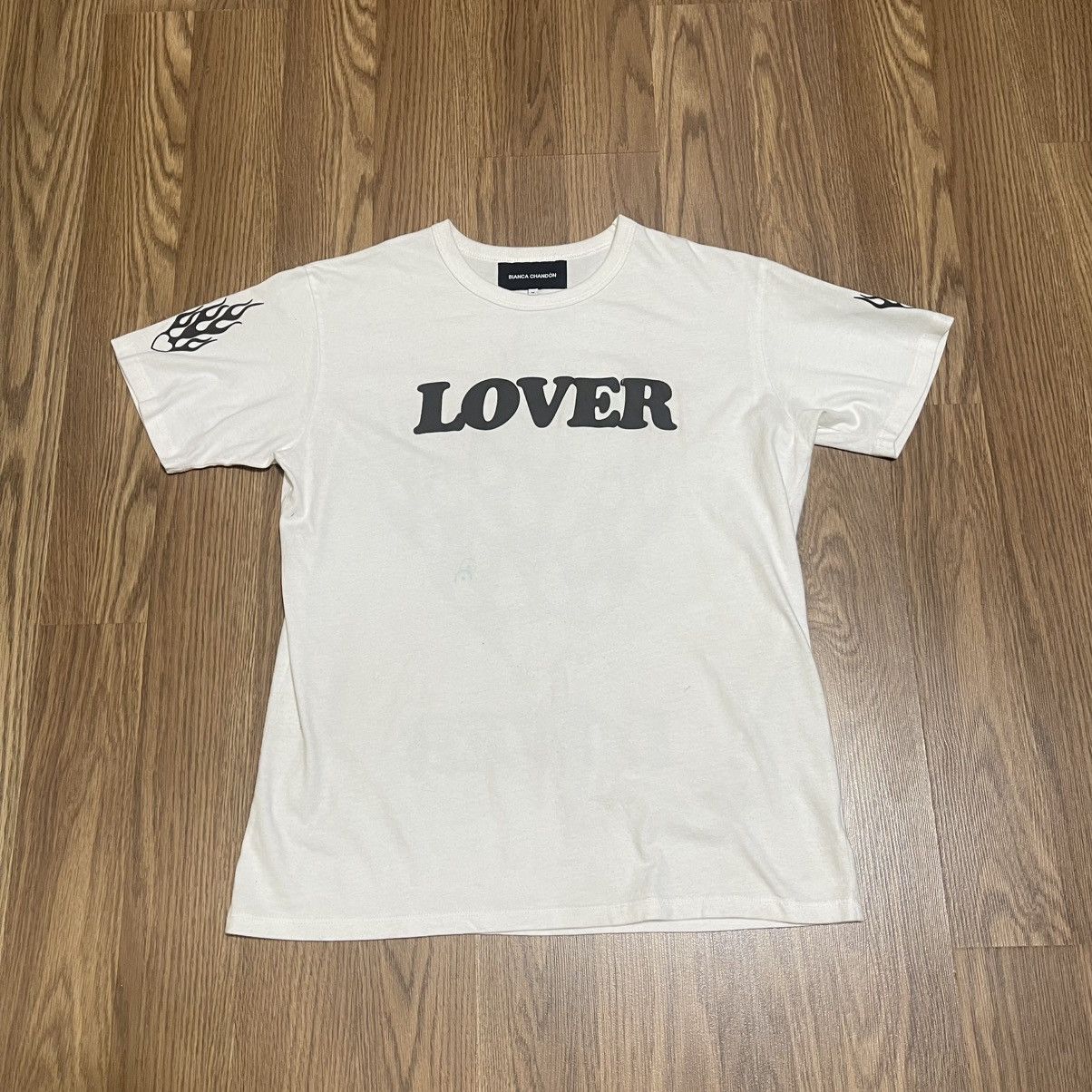 BIANCA CHANDON White Bianca Chandon lover flame tee Size US M / EU 48-50 / 2 - 2 Thumbnail