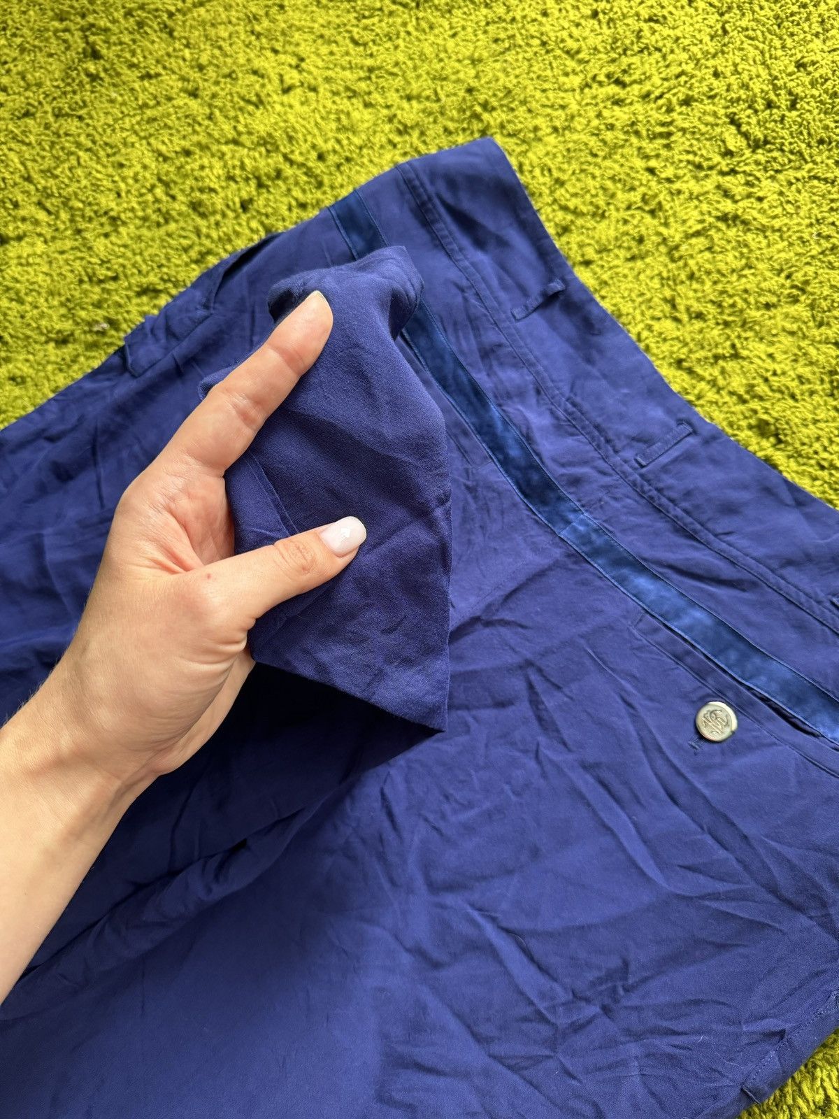 Designer × Just Cavalli × Roberto Cavalli Roberto Cavalli Italian minimalist blue pants Size 32" / US 10 / IT 46 - 10 Thumbnail