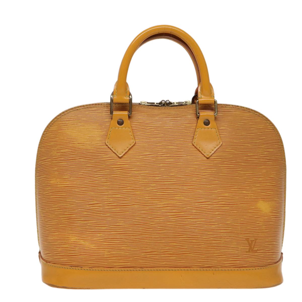 Louis Vuitton Alma Yellow Leather Handbag (Pre-Owned) Size ONE SIZE - 1 Thumbnail