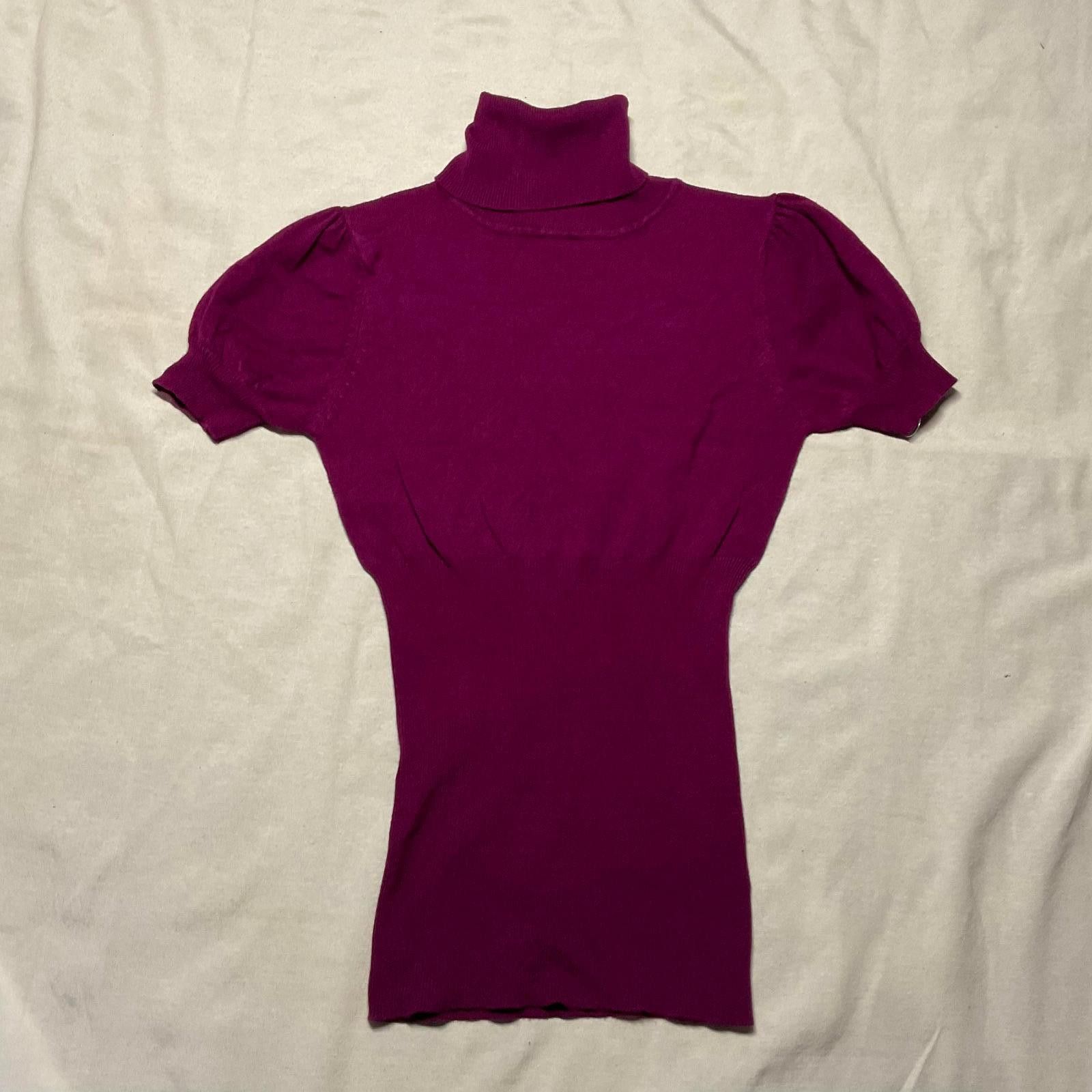 Other Y2K Pink rose turtle neck Size S / US 4 / IT 40 - 1 Thumbnail