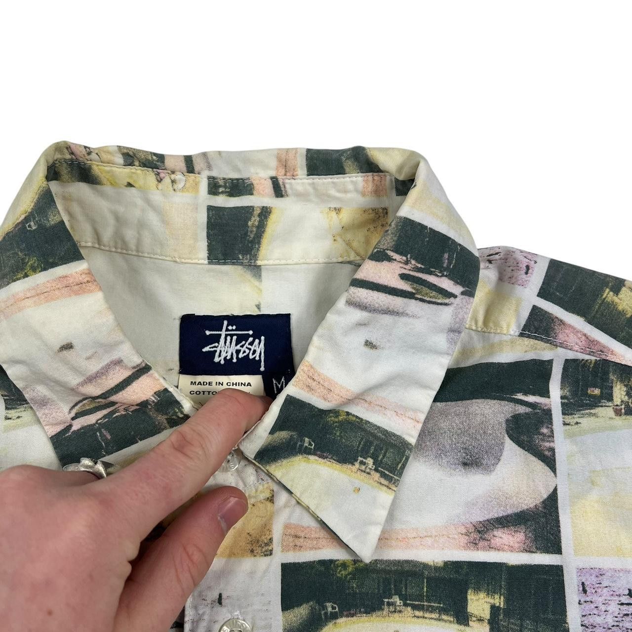 Stussy Vintage Stussy Button Up Shirt Skateboard Bowl - Medium Size US M / EU 48-50 / 2 - 6 Thumbnail
