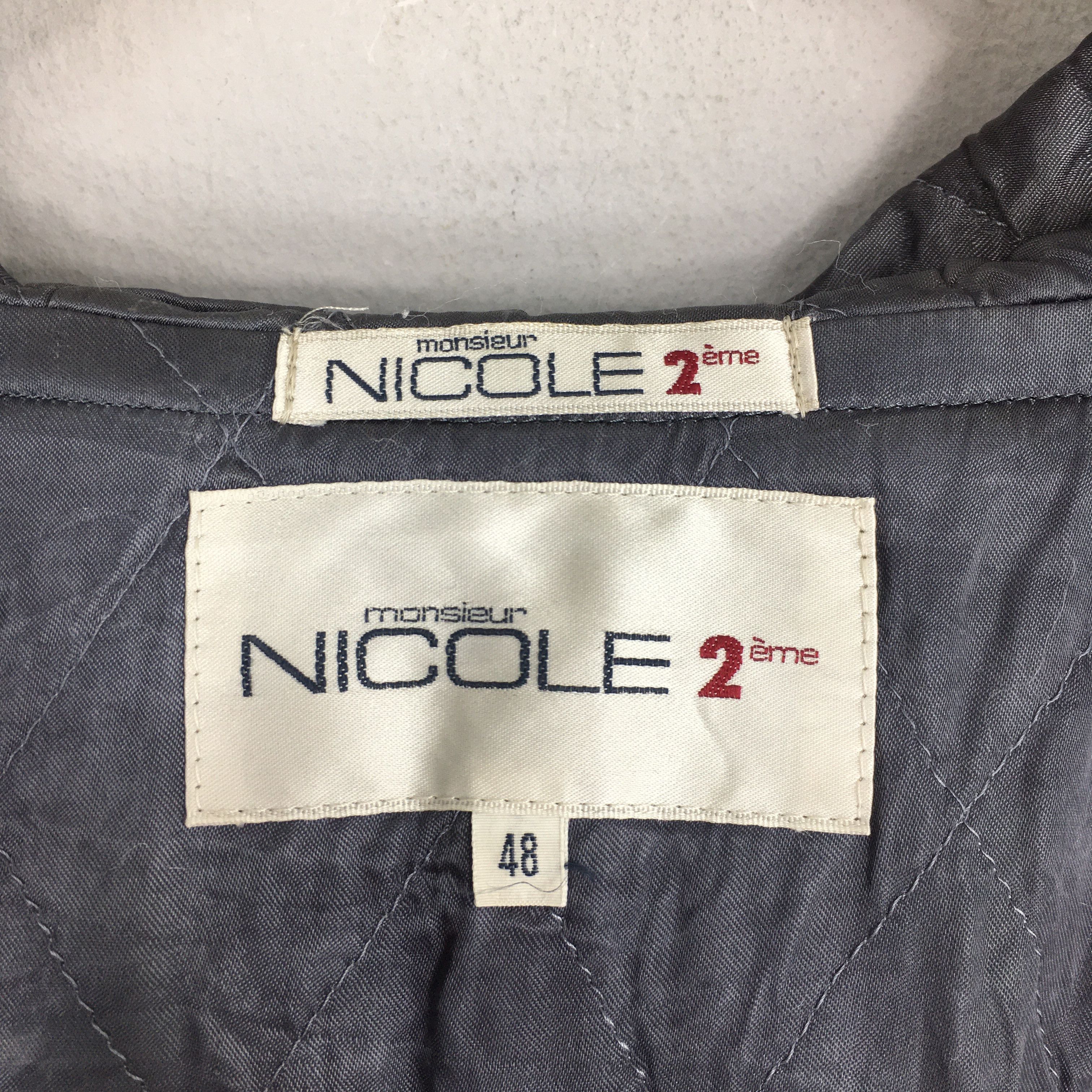Nicole Club Vintage Nicole Club Japan Faur Fur Wool Jacket Large Size US L / EU 52-54 / 3 - 6 Thumbnail