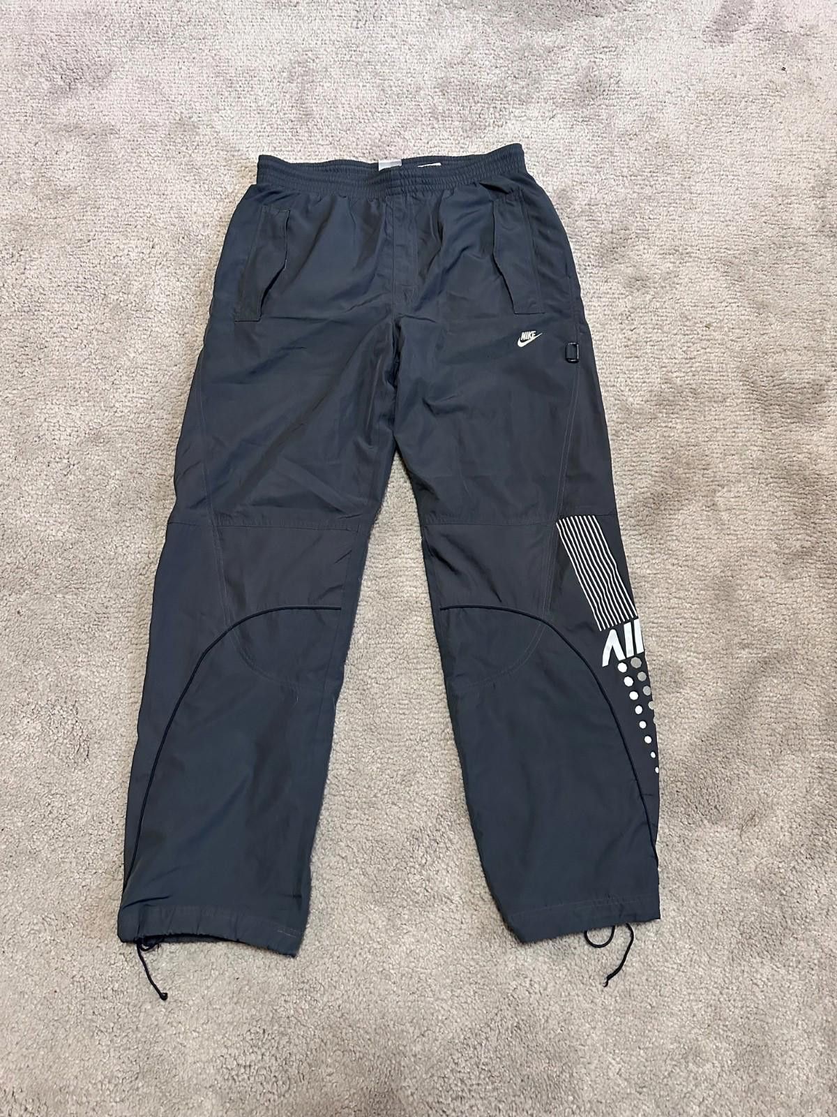 Nike Rare Vintage pants Nike AIR Black Y2K Drill Style Swoosh Size US 30 / EU 46 - 1 Thumbnail