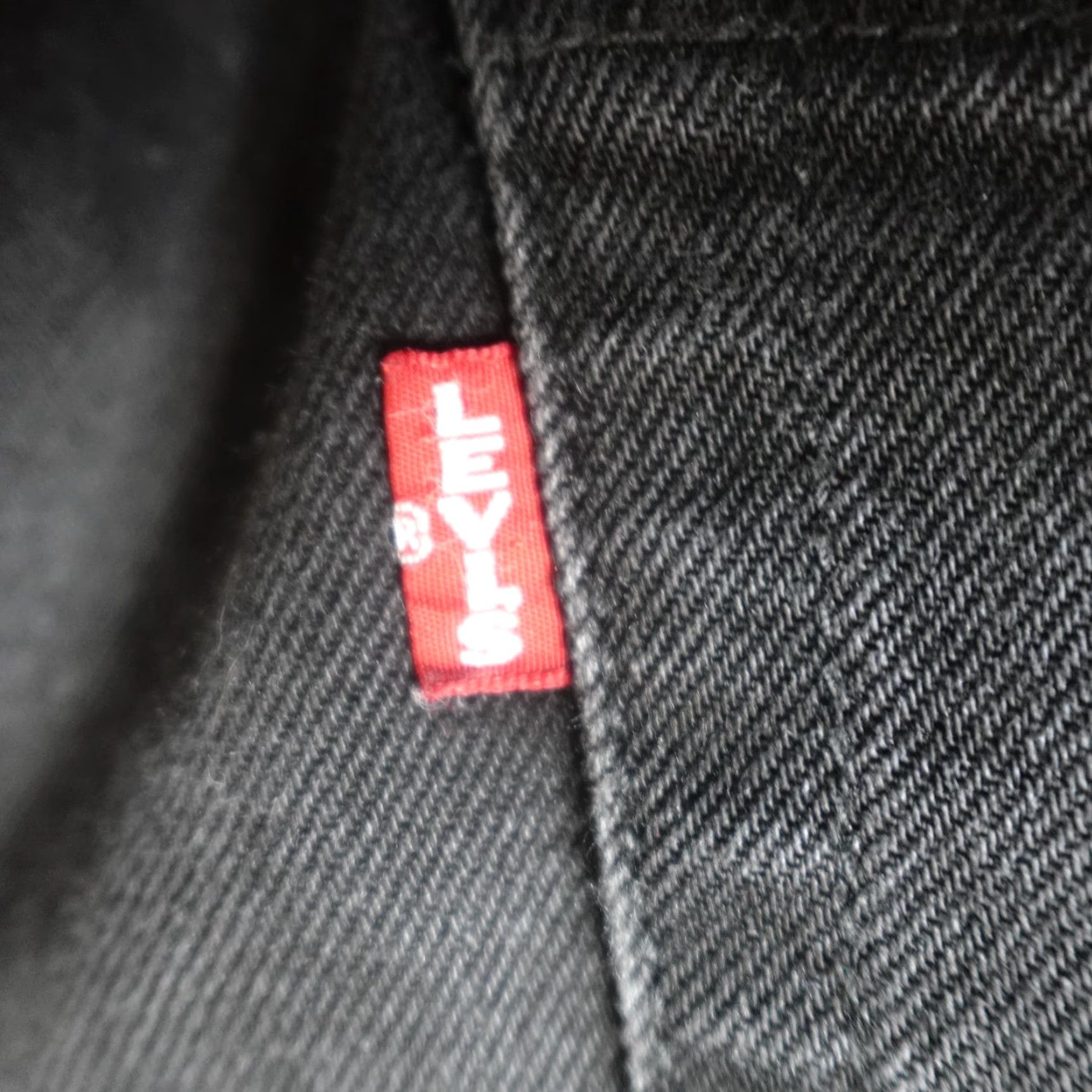 Levi's VINTAGE Levi's 511 Jeans Slim Straight 32 x 29 Black Premium Stretch Denim Men 511 Model 500 Series Size US 29 - 5 Thumbnail