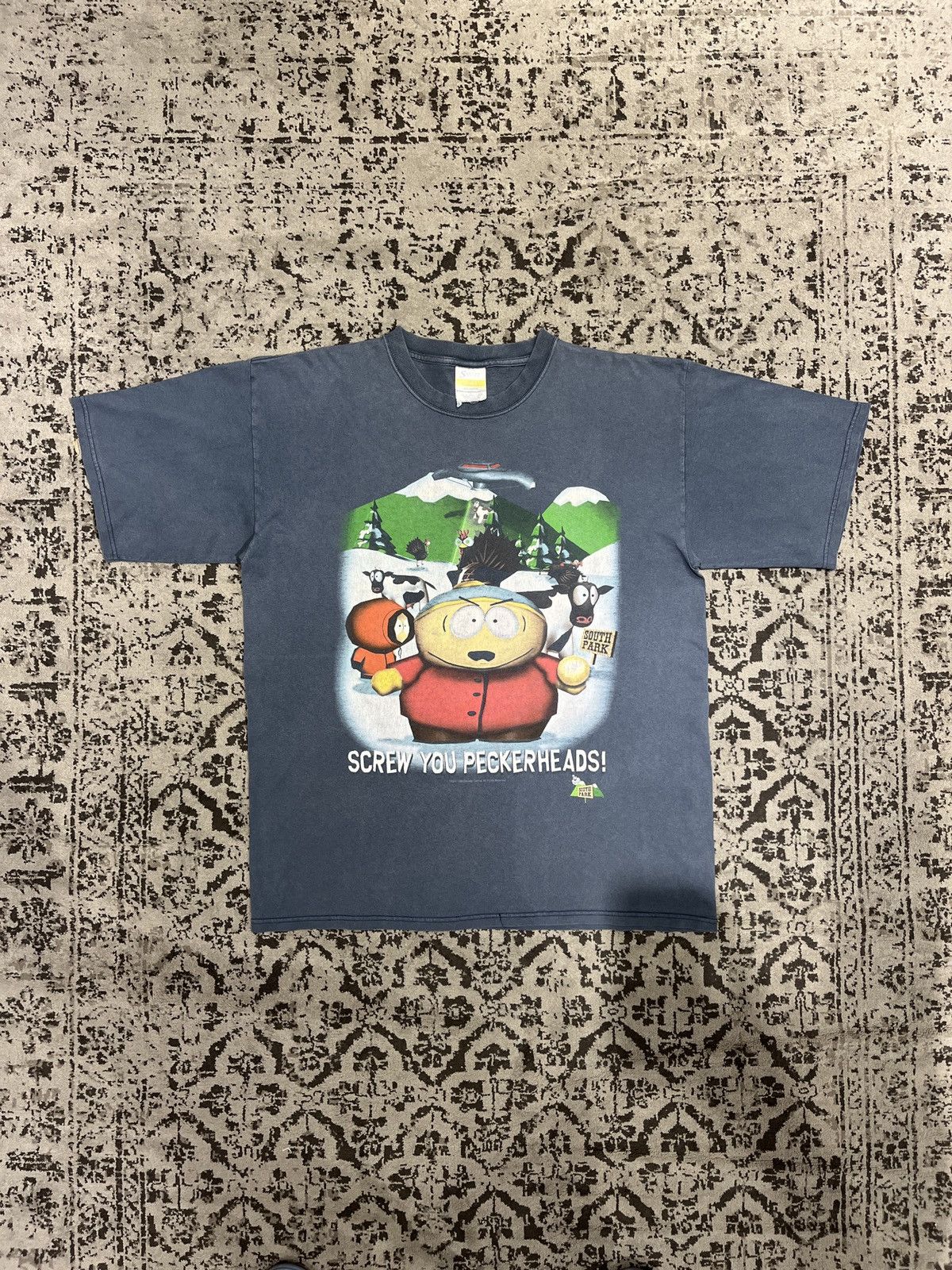 Vintage Vintage 1998 Southpark Cartoon Size US XL / EU 56 / 4 - 1 Thumbnail