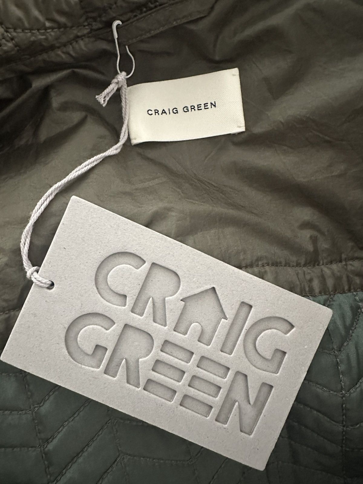 Craig Green CRAIG GREEN Quilted Worker Jacket - Green - Large Size US L / EU 52-54 / 3 - 6 Thumbnail