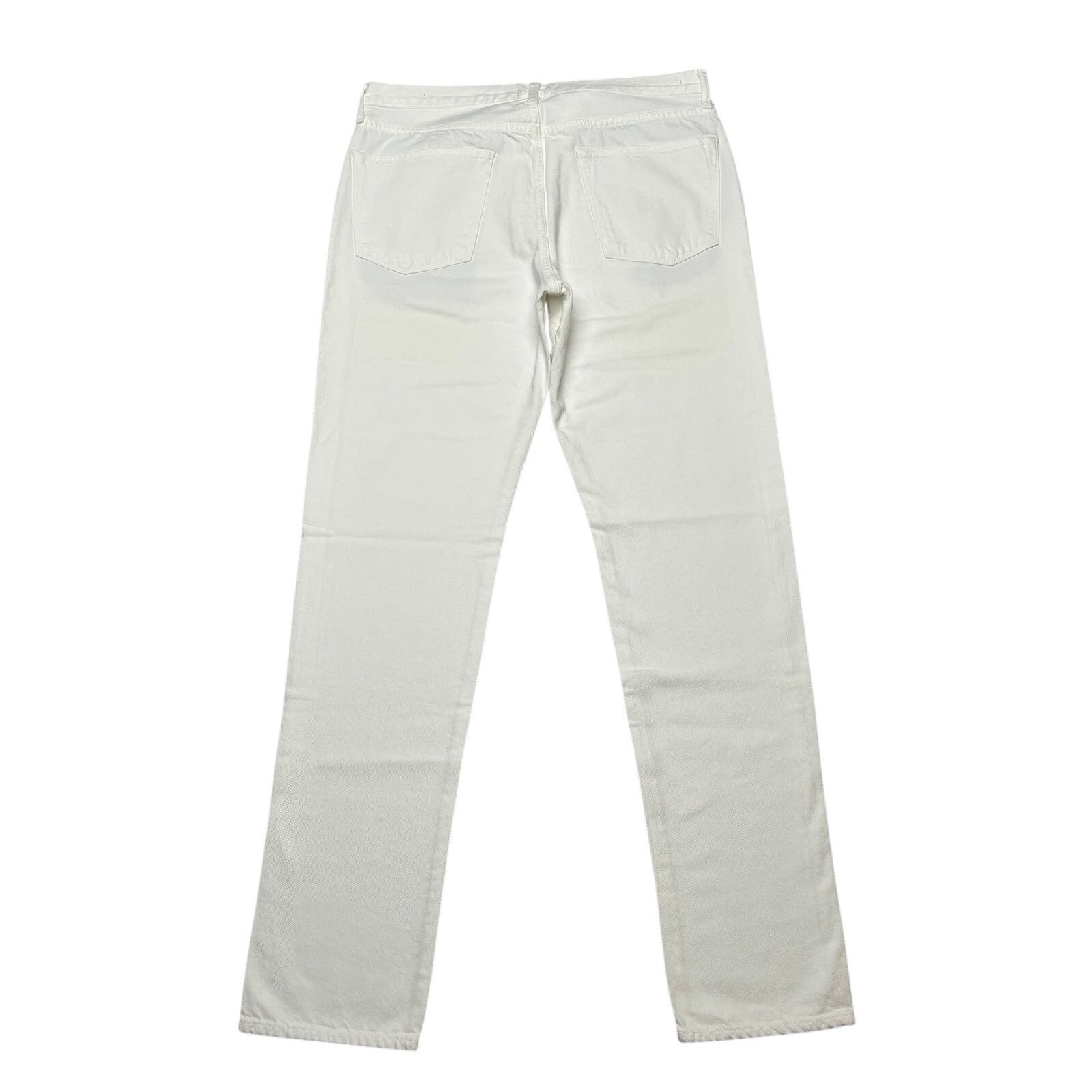Sid Mashburn $185 Sid Mashburn Slim Straight Jeans 28x32 White Denim Size US 28 / EU 44 - 3 Thumbnail