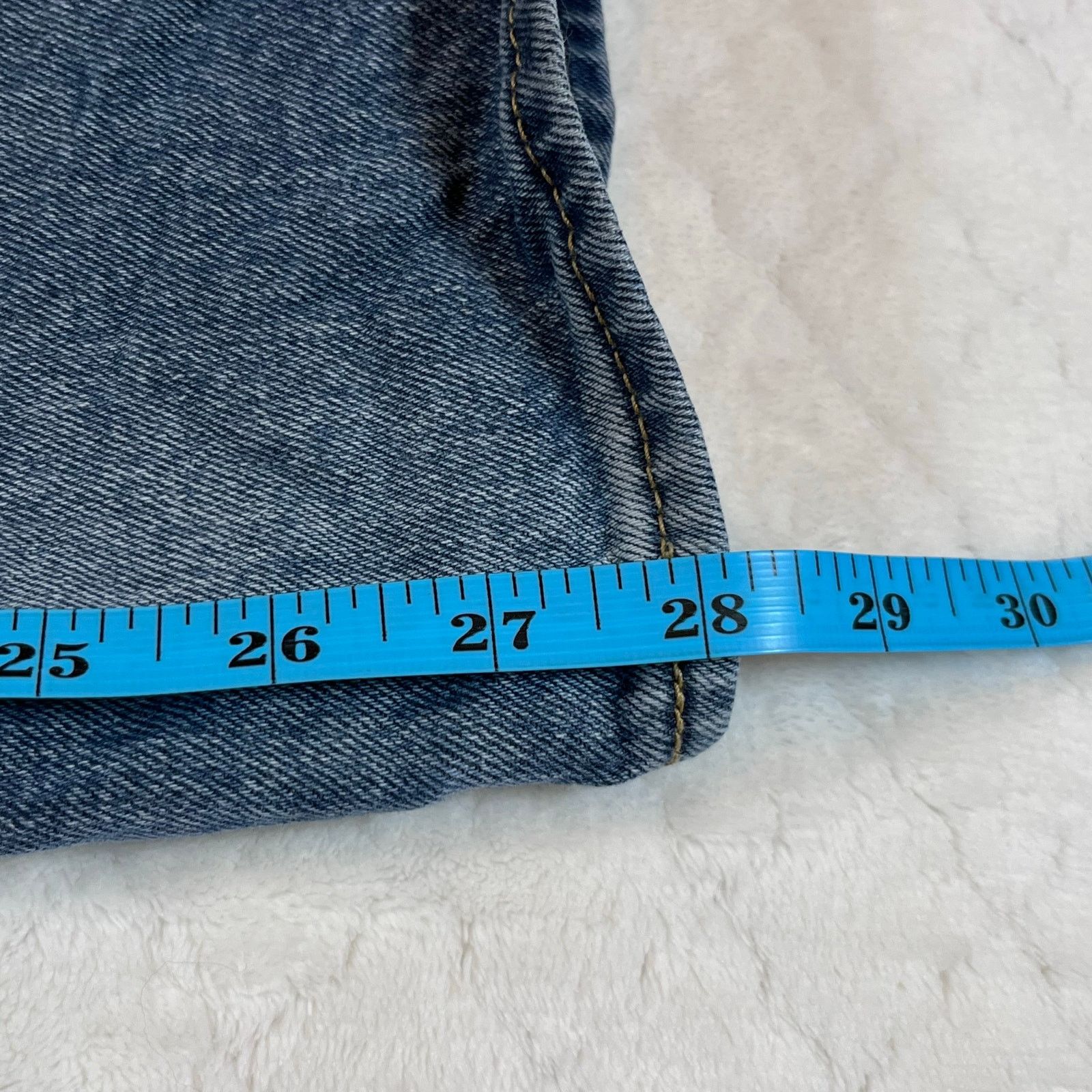 Levi's Levi’s 501 ‘93 Button Fly Relaxed Straight Fit Stretch Blue Size US 32 / EU 48 - 10 Thumbnail