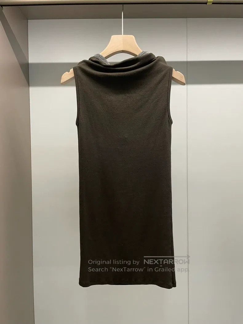 Brunello Cucinelli Brunello Cucinelli Dark Brown Sequin Sleeveless Vest Size S / US 4 / IT 40 - 2 Thumbnail
