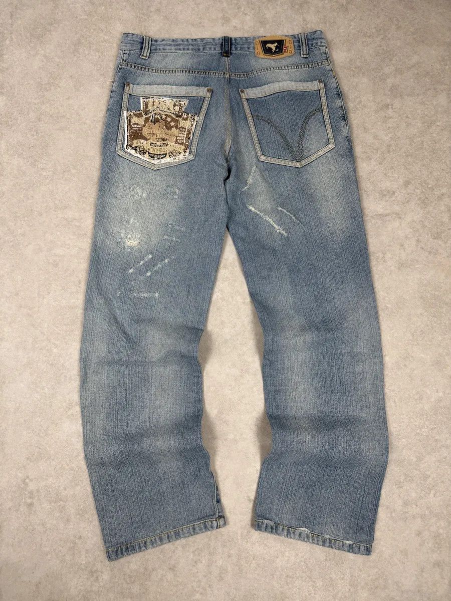 Dolce & Gabbana SS2006 Dolce & Gabbana Blue Distressed Contemporary Denim Jeans Size US 32 / EU 48 - 4 Thumbnail