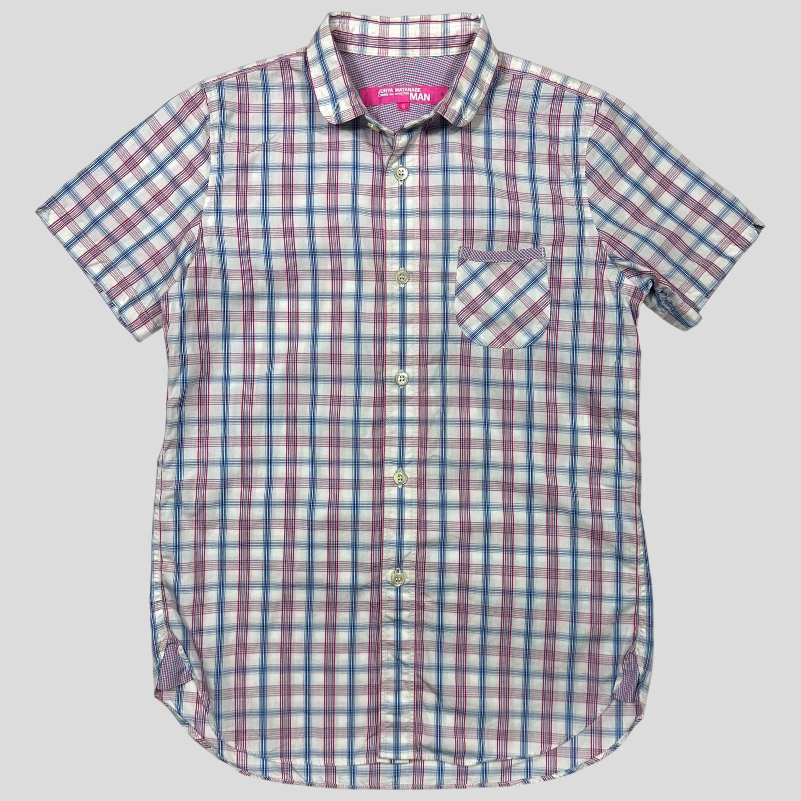 Junya Watanabe Junya Watanabe Womens 2012 Checkered Plaid Short Shirt - S Size S / US 4 / IT 40 - 1 Thumbnail