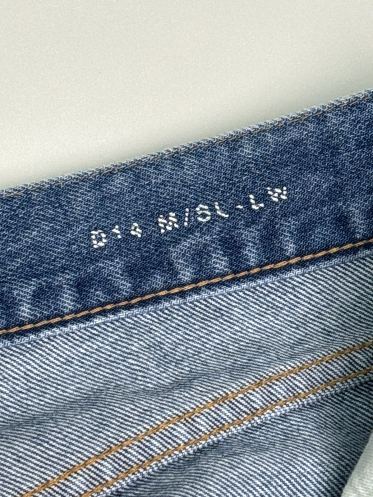 Saint Laurent Paris SS2017 Saint Laurent D14 Blue Denim Embroidered Logo Size US 31 - 9 Thumbnail