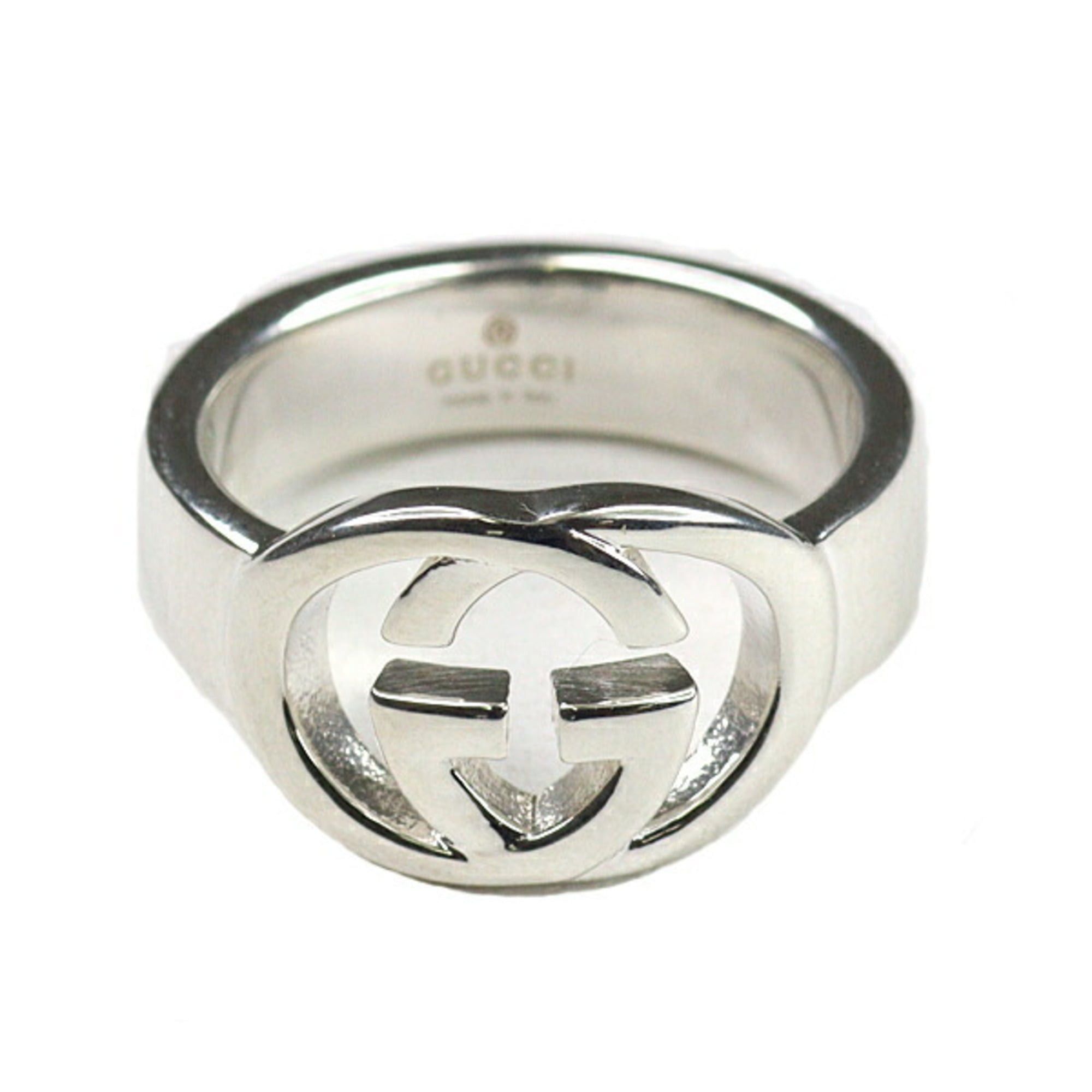 Gucci Gucci Interlocking G Ring, Silver, Ag925, Size 7 Size ONE SIZE - 1 Thumbnail