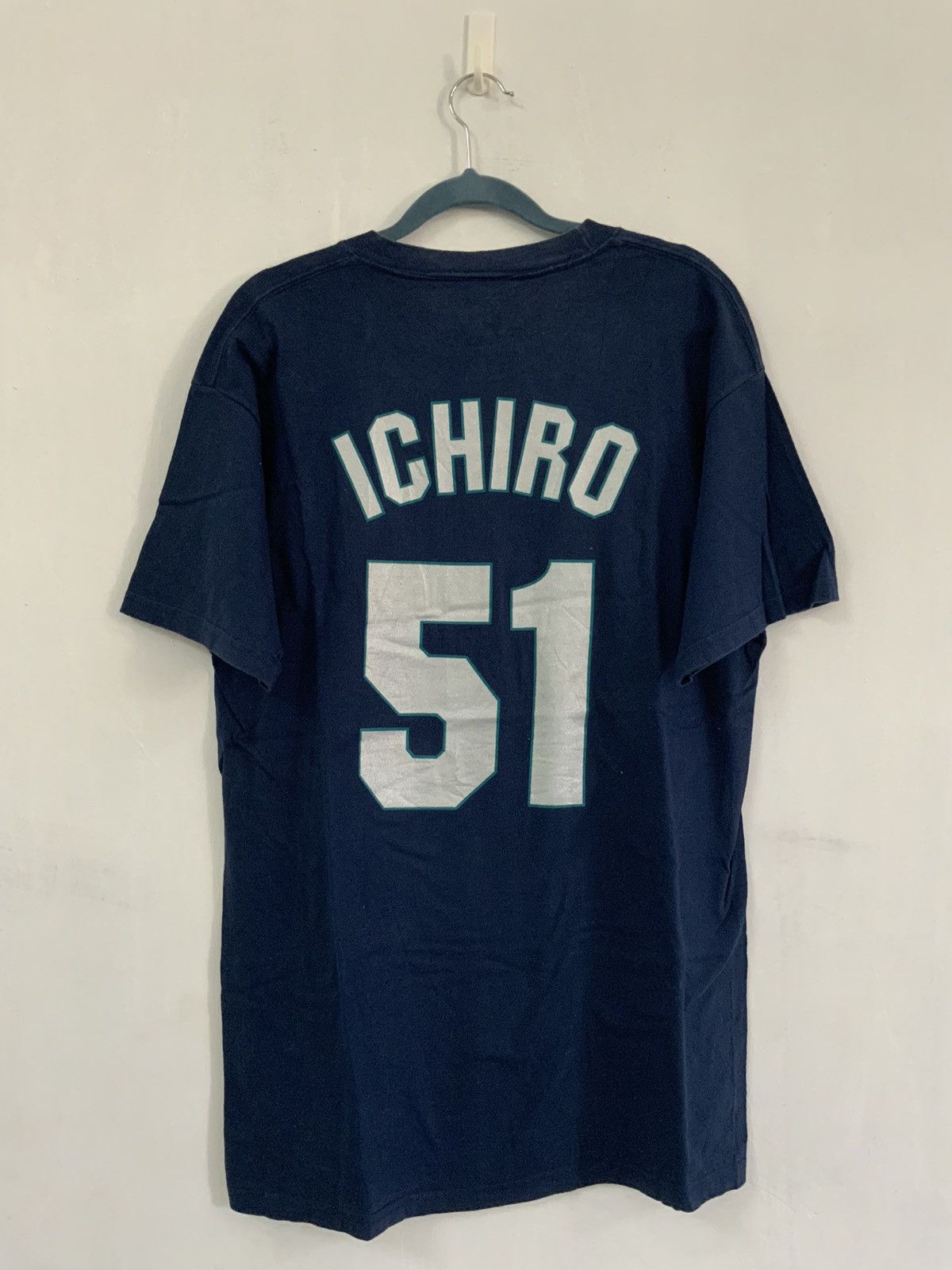 Hanes Vintage Seattle Mariners Ichiro 51 Tee Size US M / EU 48-50 / 2 - 2 Thumbnail