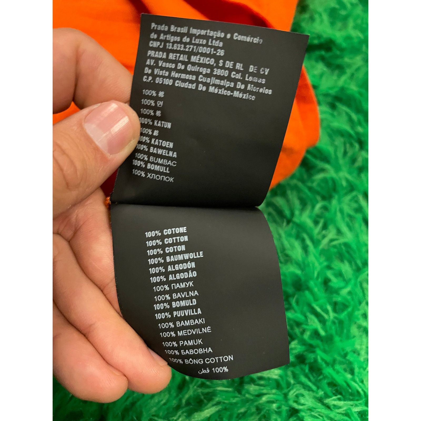Prada Prada T Shirt Orange Pocket L Size US L / EU 52-54 / 3 - 5 Thumbnail
