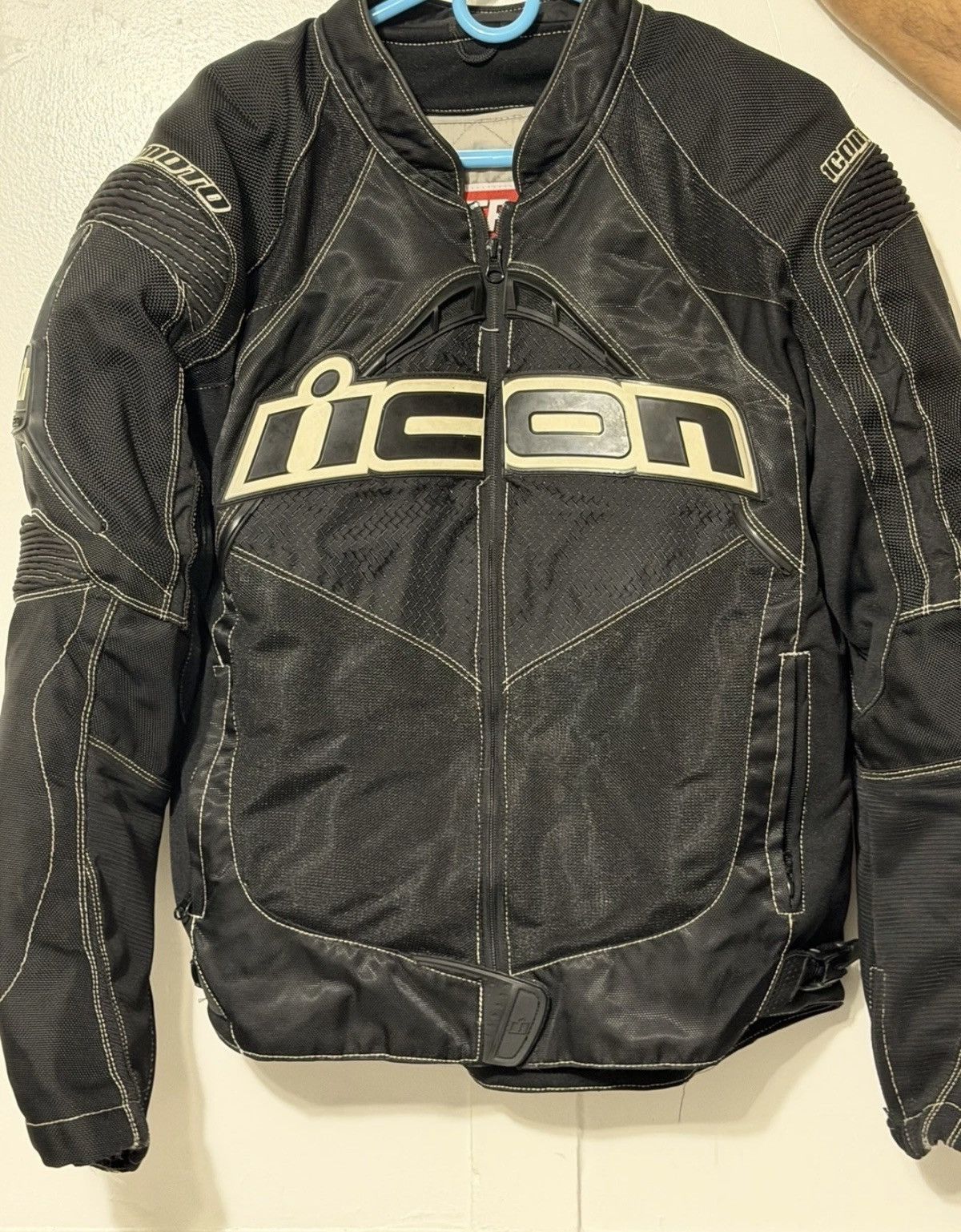 ICON Motorsports Icon Motorsports Black Motorcycle Riding Jacket Y2K Biker Size US M / EU 48-50 / 2 - 1 Thumbnail