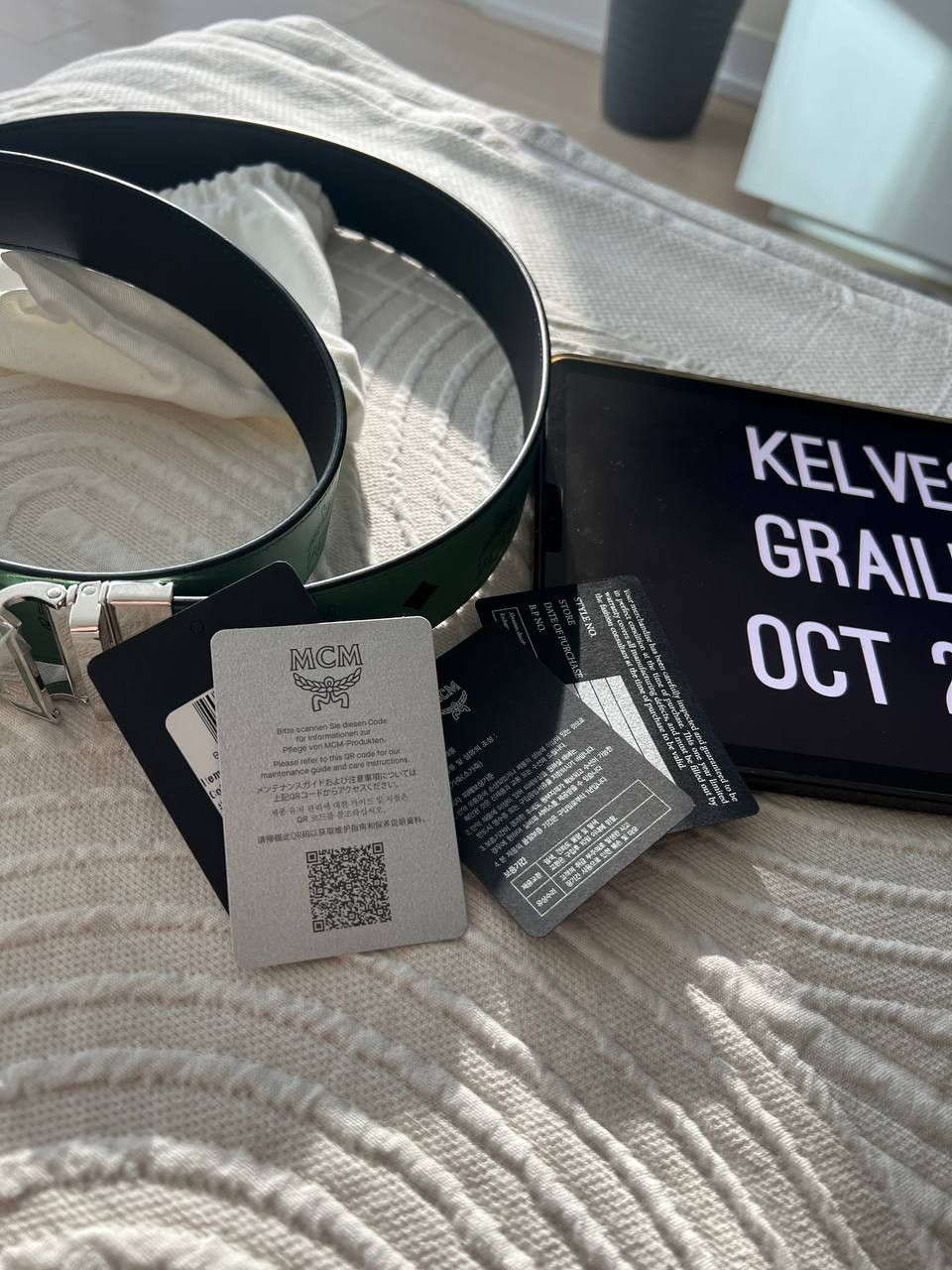 MCM MCM Green Belt Size ONE SIZE - 3 Thumbnail