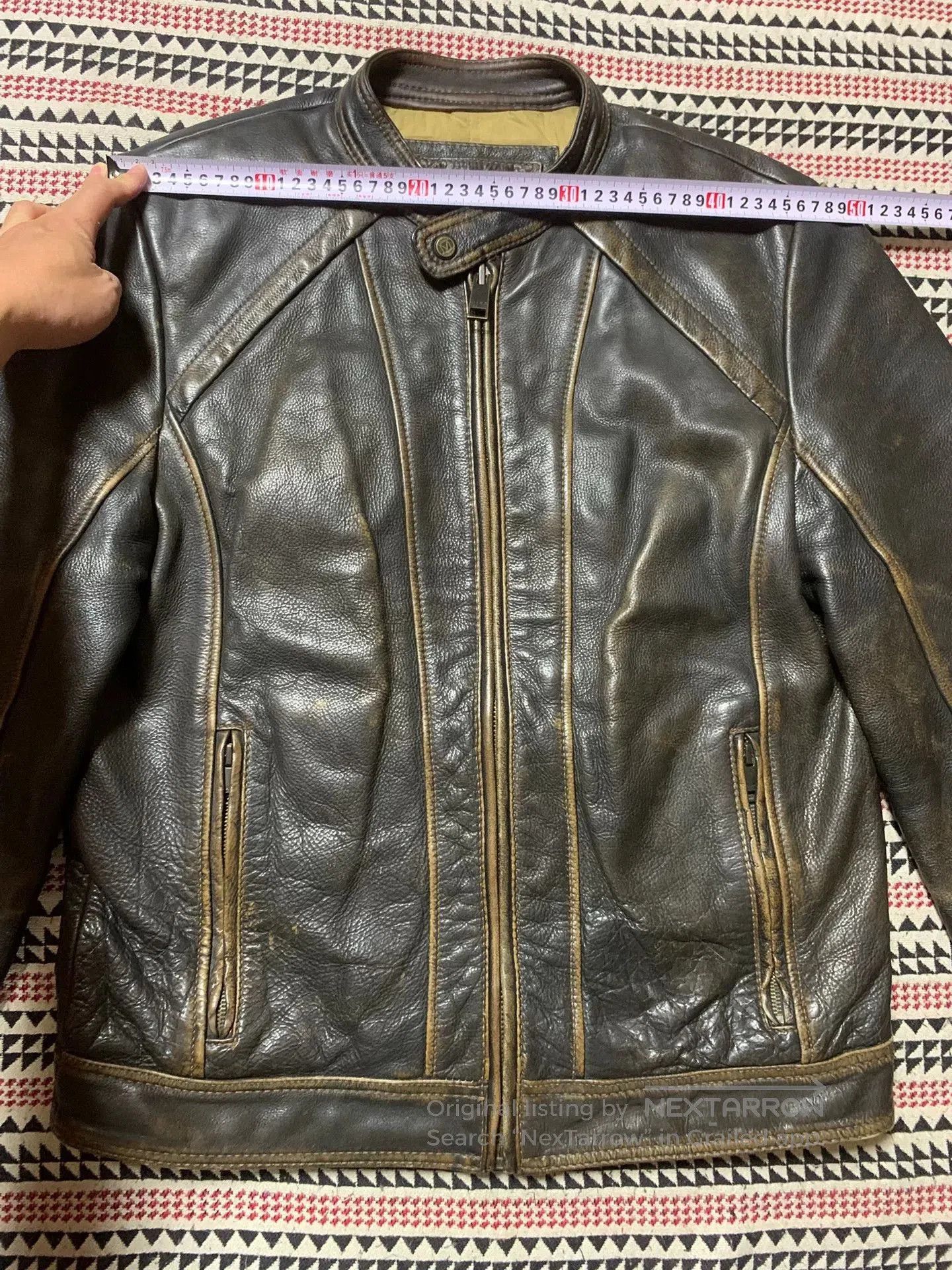 Andrew Marc marc new york leather motorcycle jacket. Size US L / EU 52-54 / 3 - 6 Thumbnail