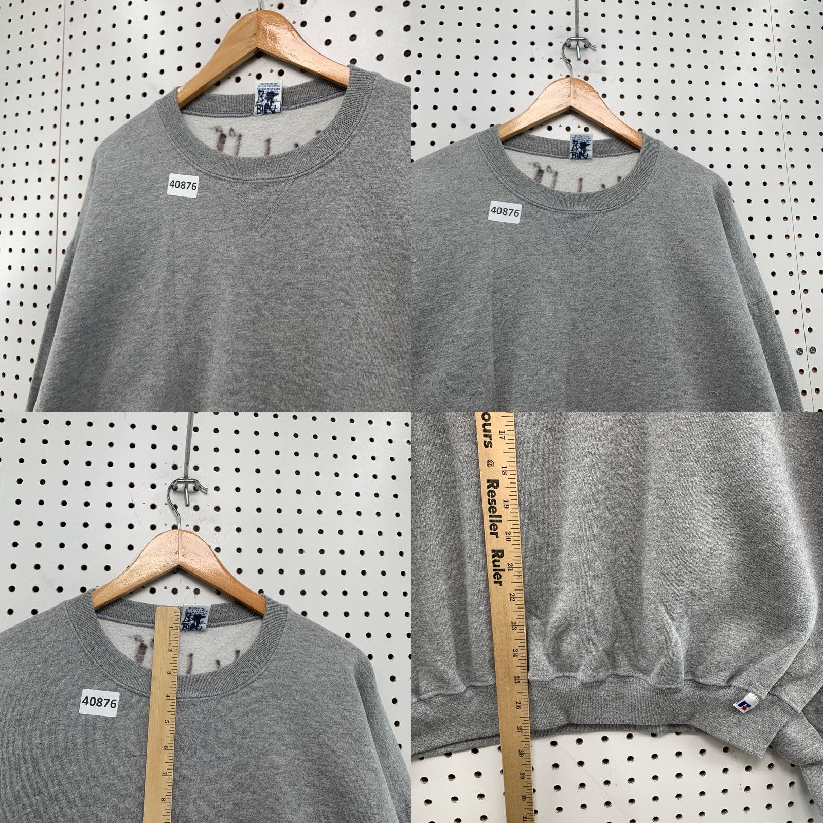 Russell Athletic VINTAGE Russell Athletic Sweatshirt Mens 2XL Gray 90s Made USA Crewneck Size US XXL / EU 58 / 5 - 8 Thumbnail